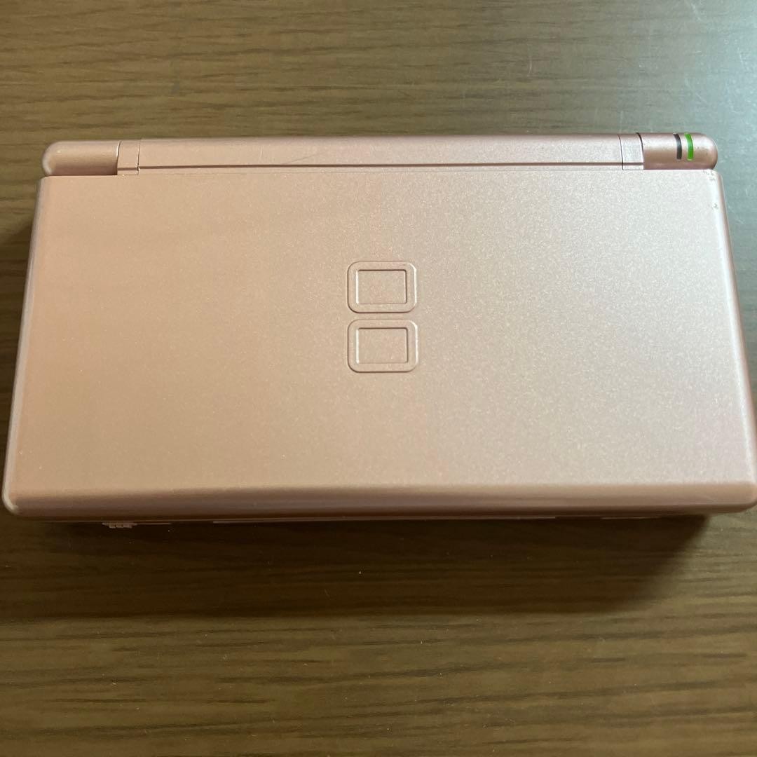 Nintendo DS Lite Metallic Rose Console Box Manual Charger Tested Japan