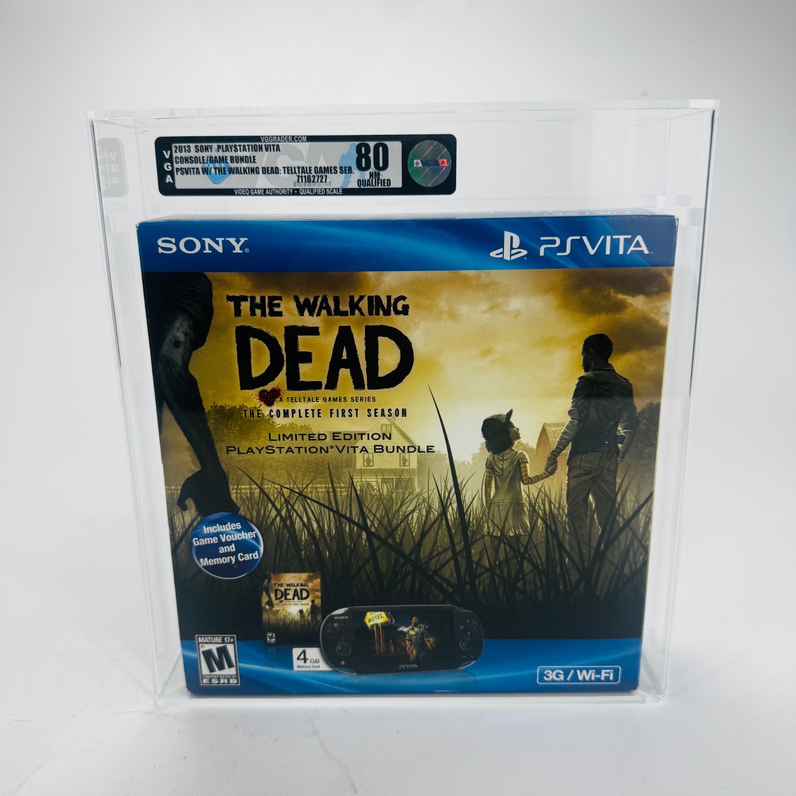 The Walking Dead 2013 Sony PlayStation Vita Console PSVITA NM Qualified VGA 80