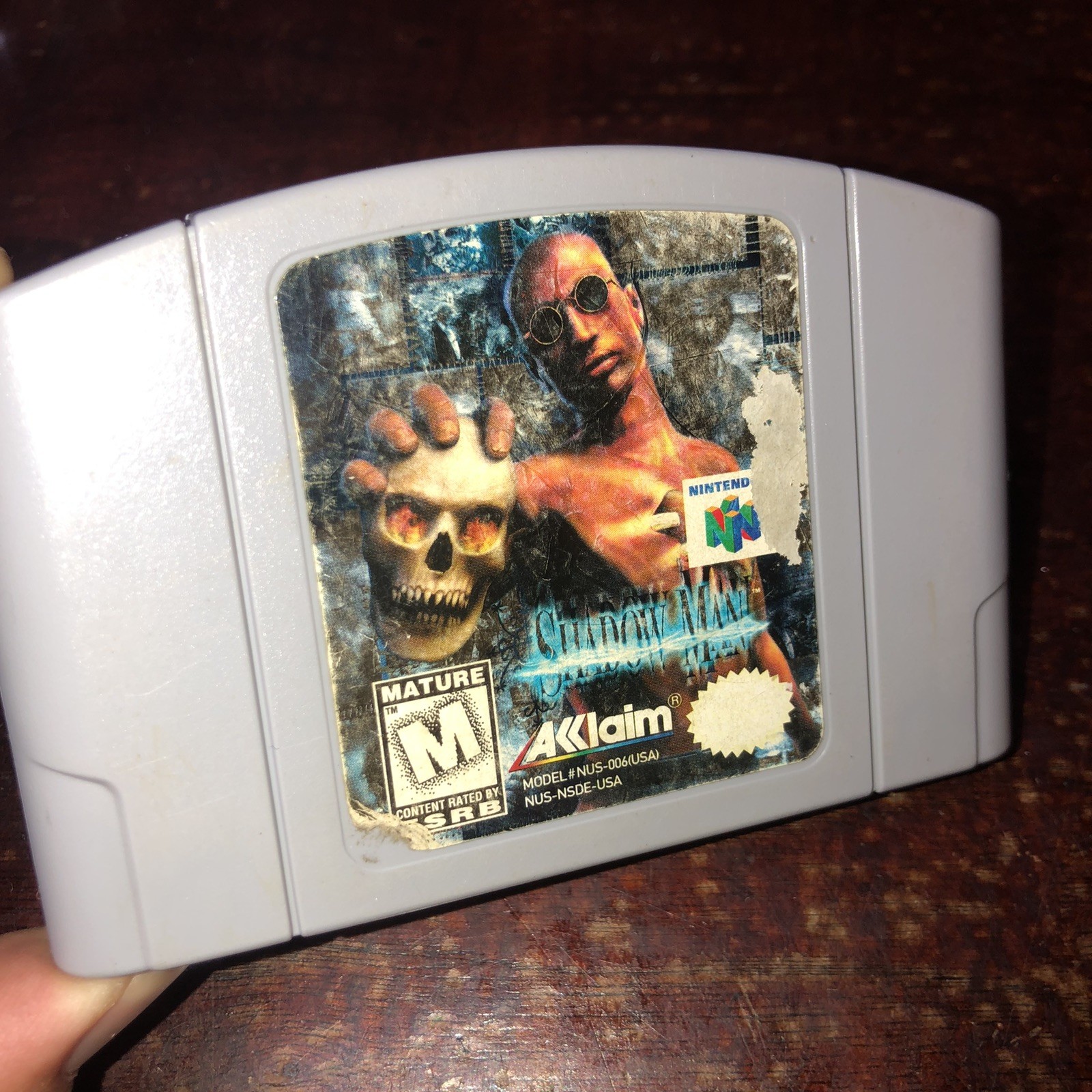 Shadow Man (Nintendo, 1999) N64 Tested Authentic Cart