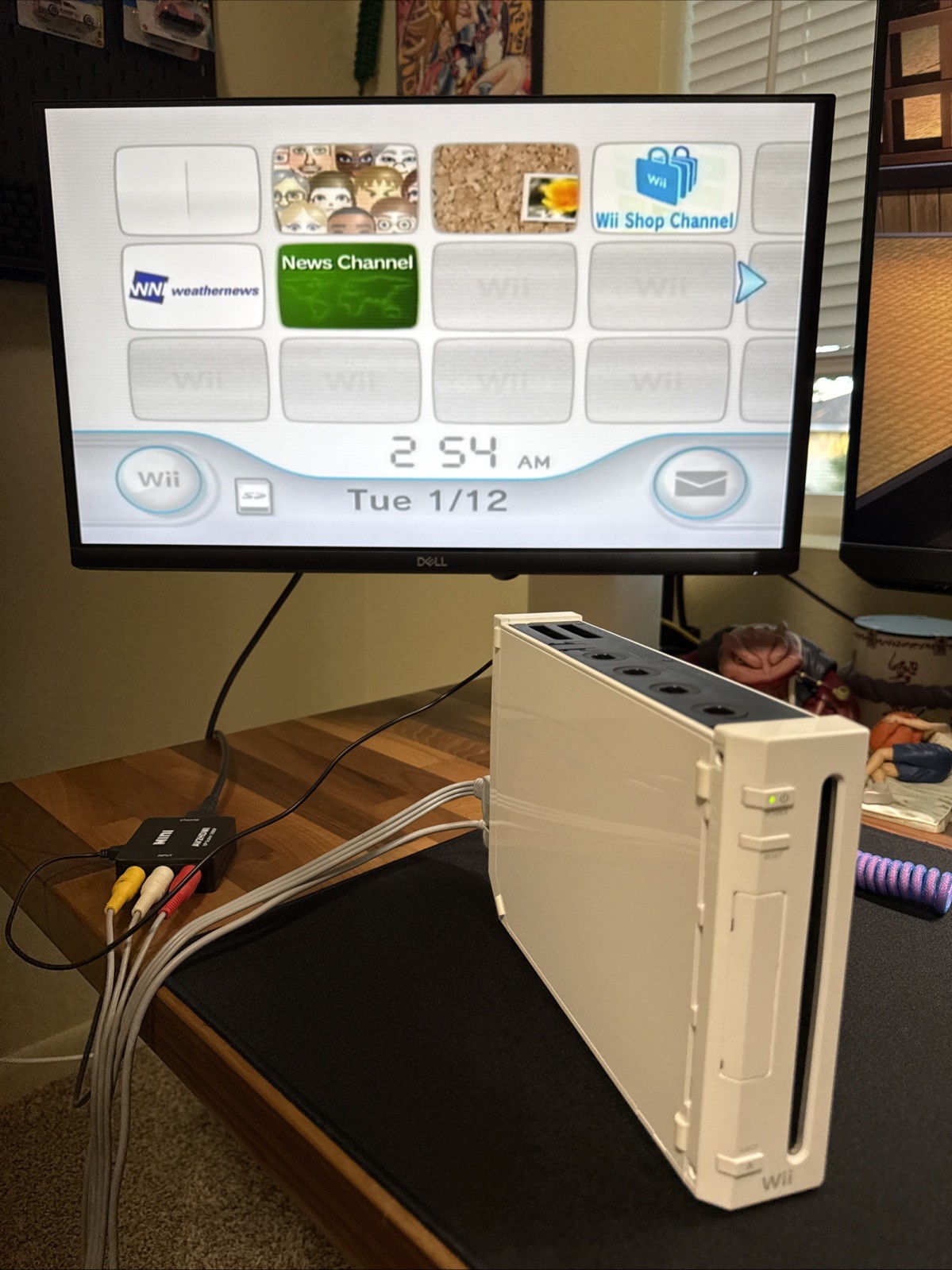 Nintendo Wii (CONSOLE ONLY) RVL-001 White Tested Working No Cables Missing Doors