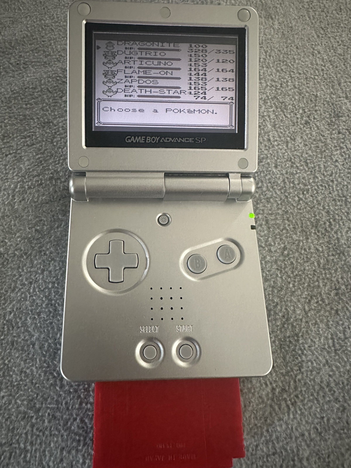 Authentic Pokémon Blue/red & Silver/crystal Pokémon Game Boy Games, with charger