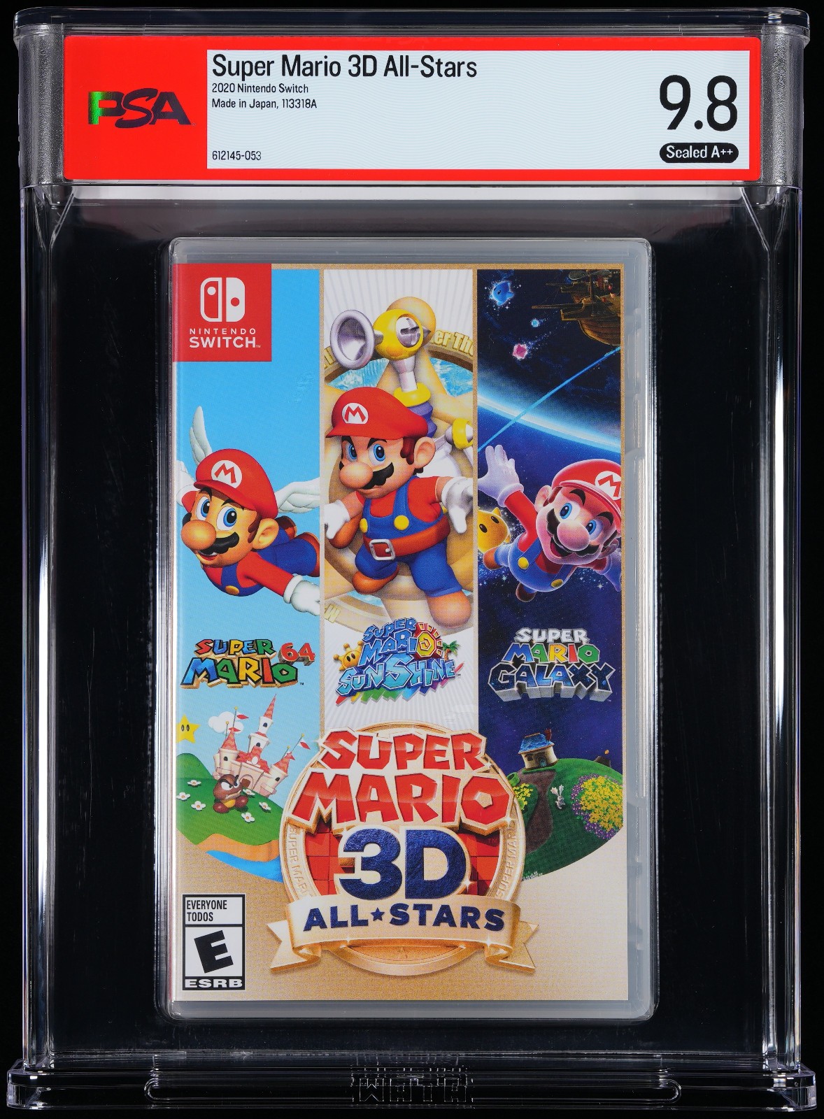 Nintendo Switch Super Mario 3D All-Stars (2020) PSA 9.8 A++ Sealed Uncirculated