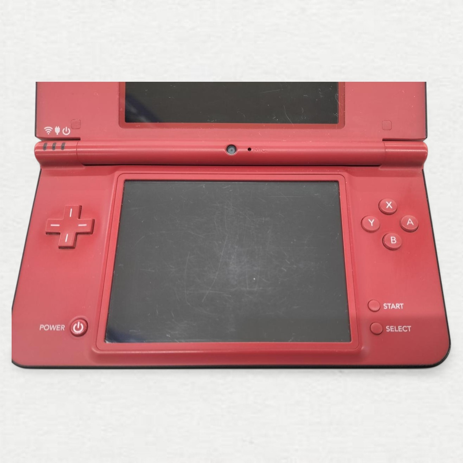 Nintendo DSi LL Console Handheld System Wi-Fi Capability Headphone Jack Wine Red