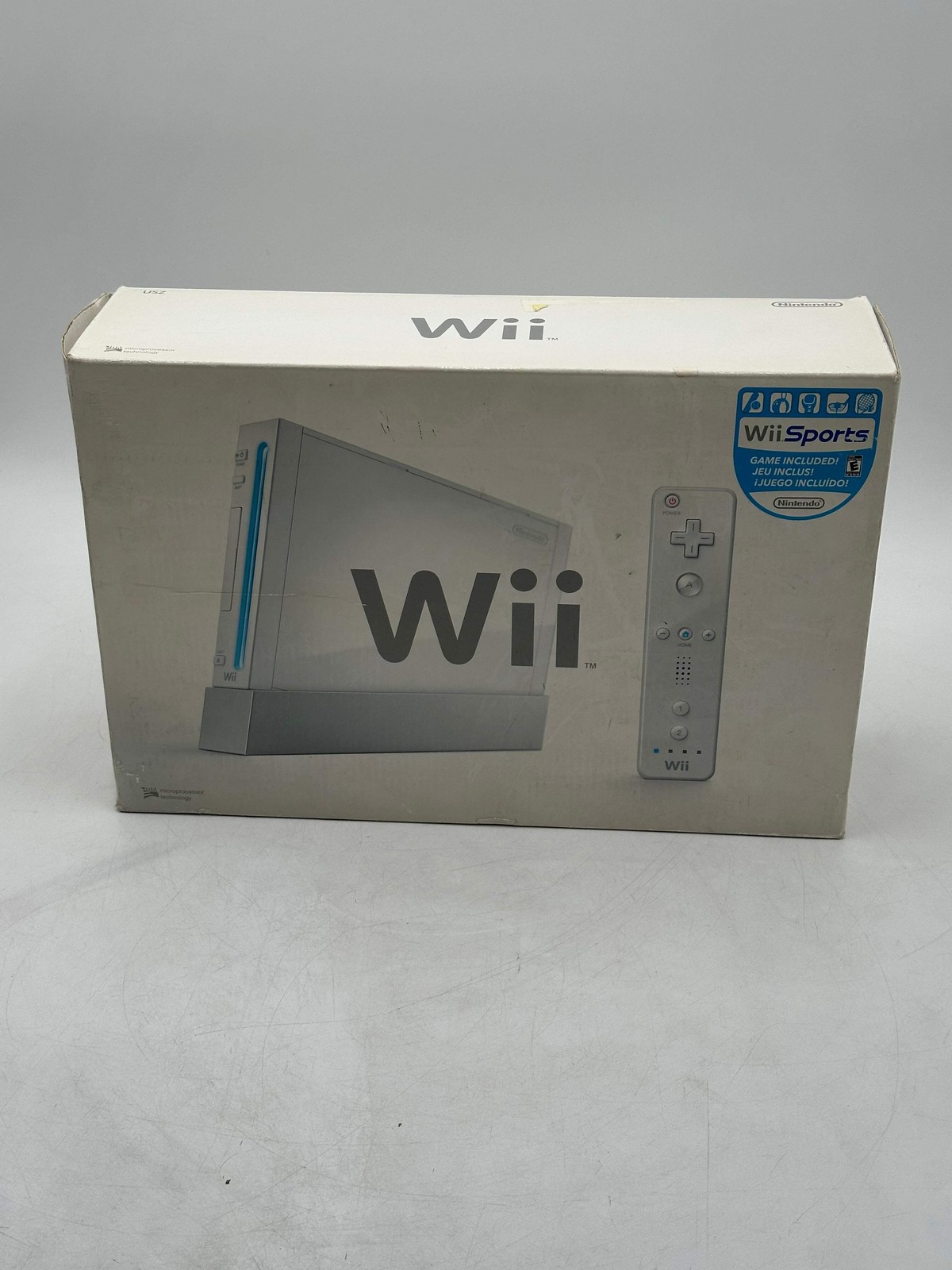 Nintendo Wii RVL-001 2006 White Used With Box 1 Controller Power Cable Tested
