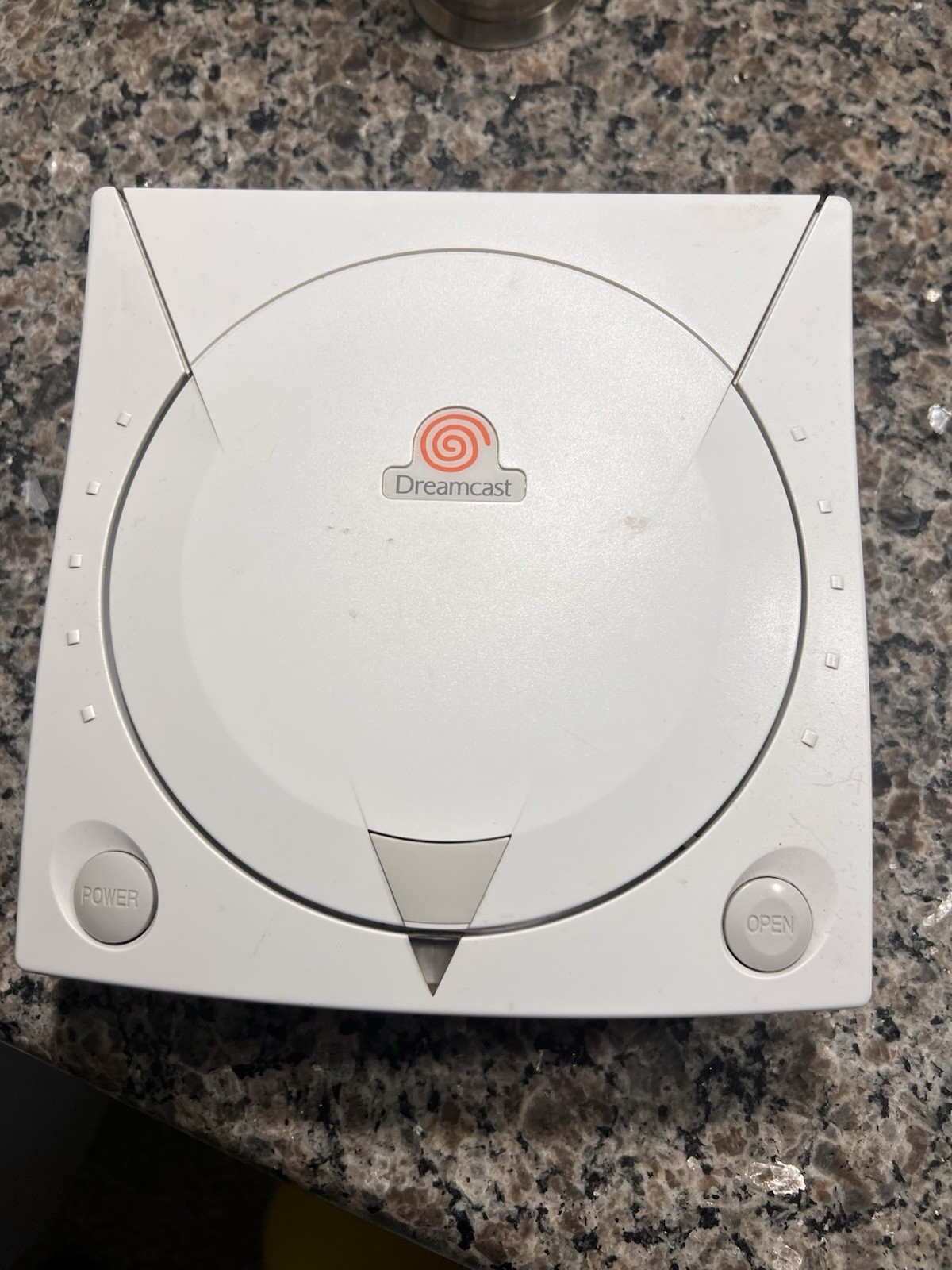 SEGA Dreamcast White Video Game Console AV Out Serial Compatible with Windows CE