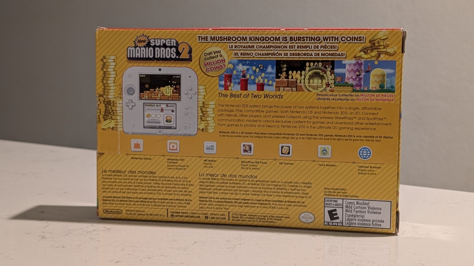Nintendo 2DS Super Mario Bros. 2 Console Bundle – Scarlet Red