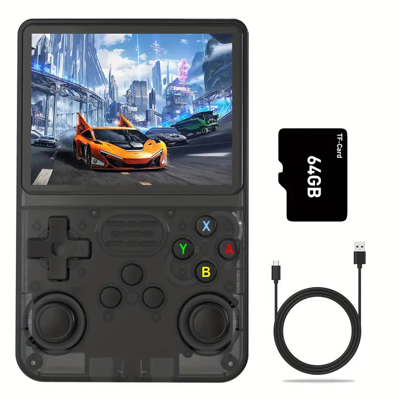 R36S Retro Handheld Video Game Console Linux System 3.5 Inch IPS Screen