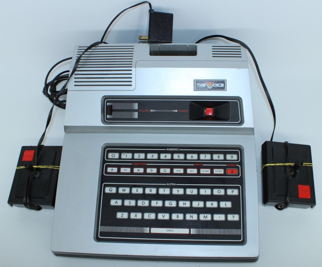 Magnavox Odyssey 2 Console & the Voice add on with Controllers