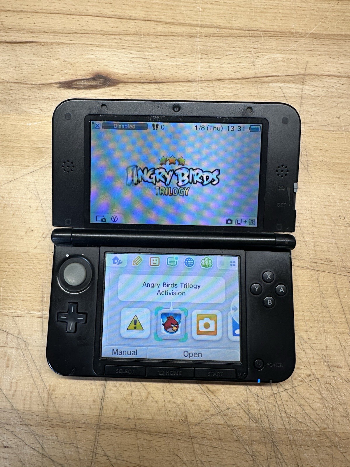 READ DESCRIPTION Nintendo 3DS XL Silver Year of Luigi 30th Anniversary