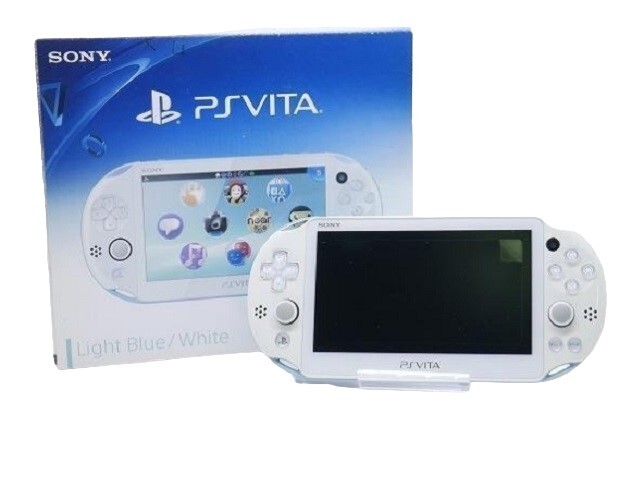 Sony PS Vita PCH-2000 White Box Console and Charger and Cable from JAPAN