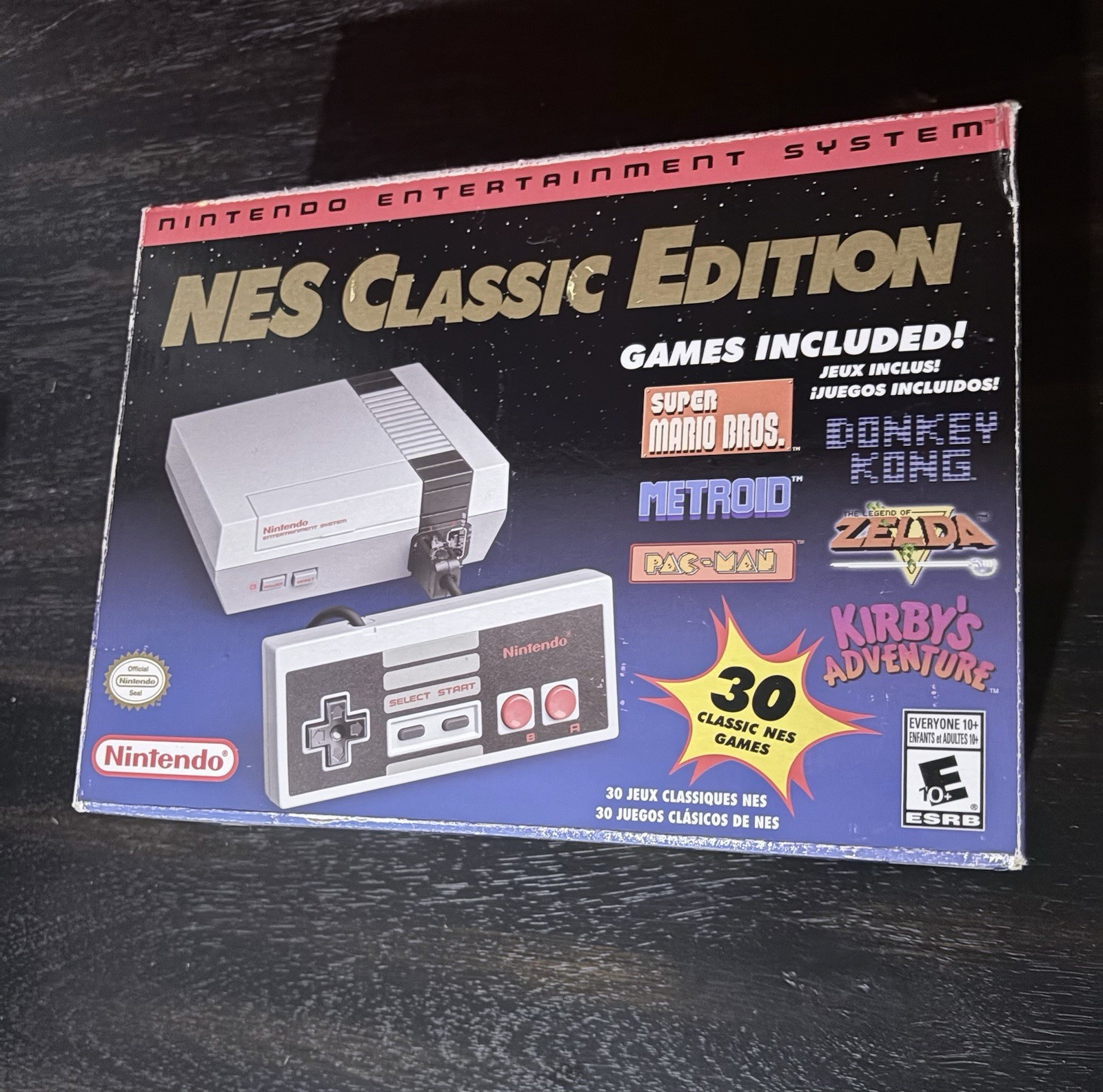Nintendo Classic Edition NES Mini Game Console 30 Games, USA, Genuine