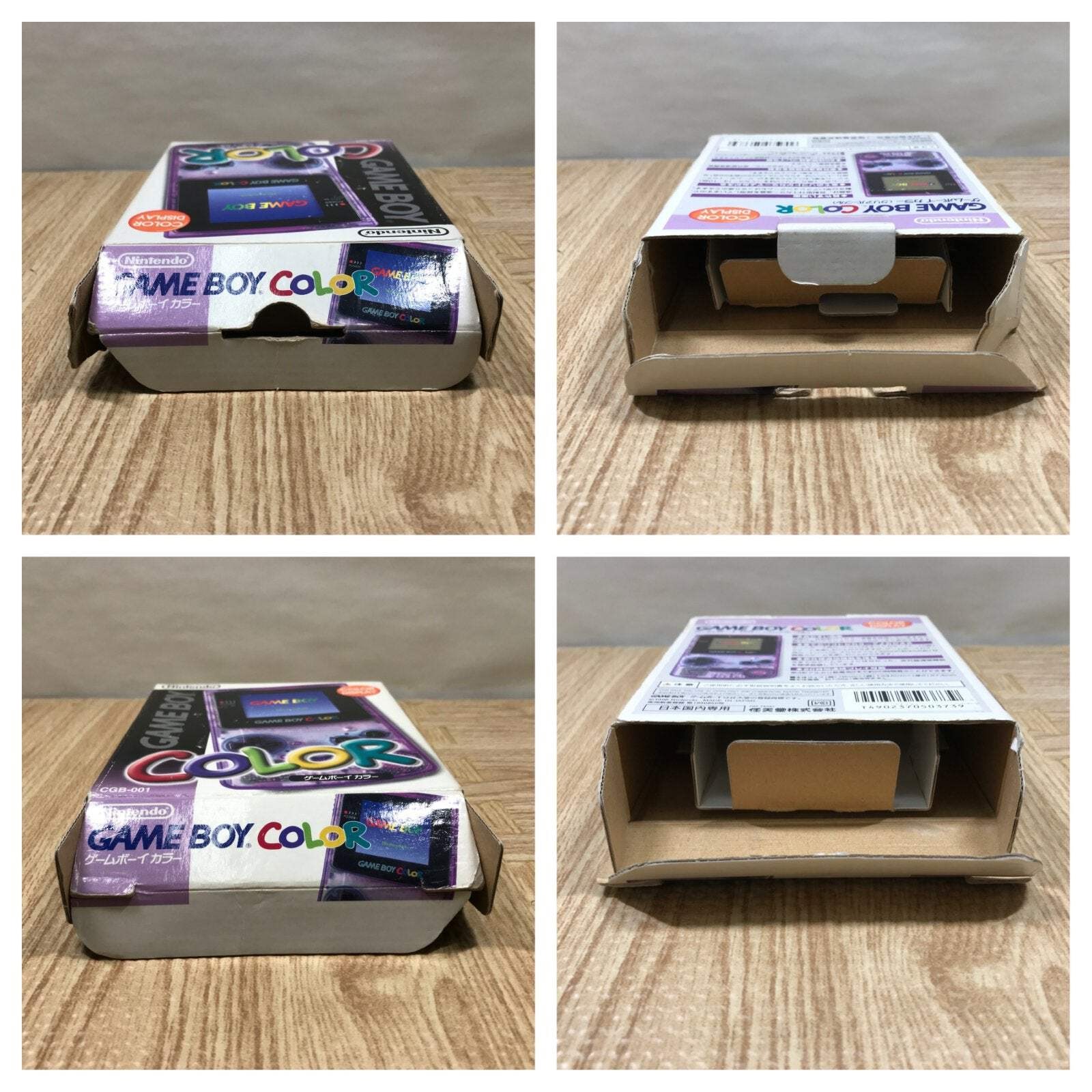 GameBoy Color Clear Purple Console Boxed Nintendo Japan – Tested Working LG9228
