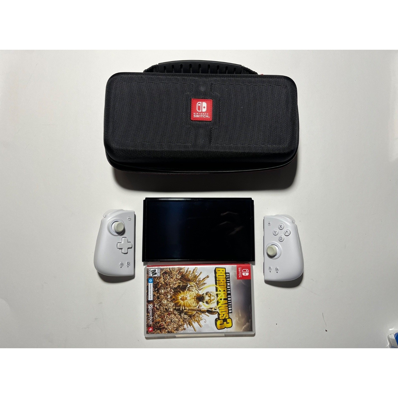 Nintendo OLED Switch Mobapad Joy Cons Gaming Console + Case + Game🔥Nice!