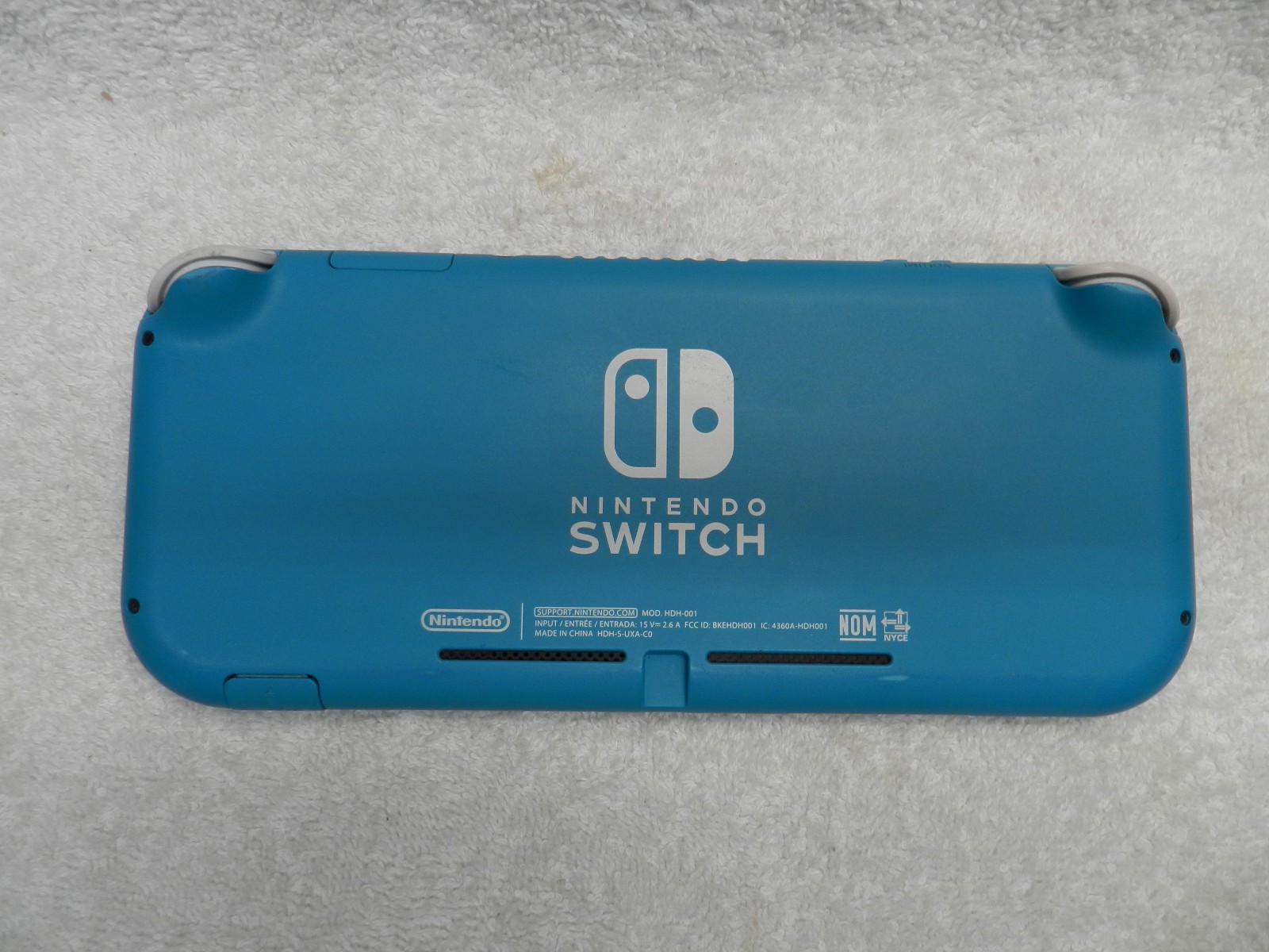 Nintendo Switch Lite Turquoise Handheld Console HDH-001 Tested, with charger