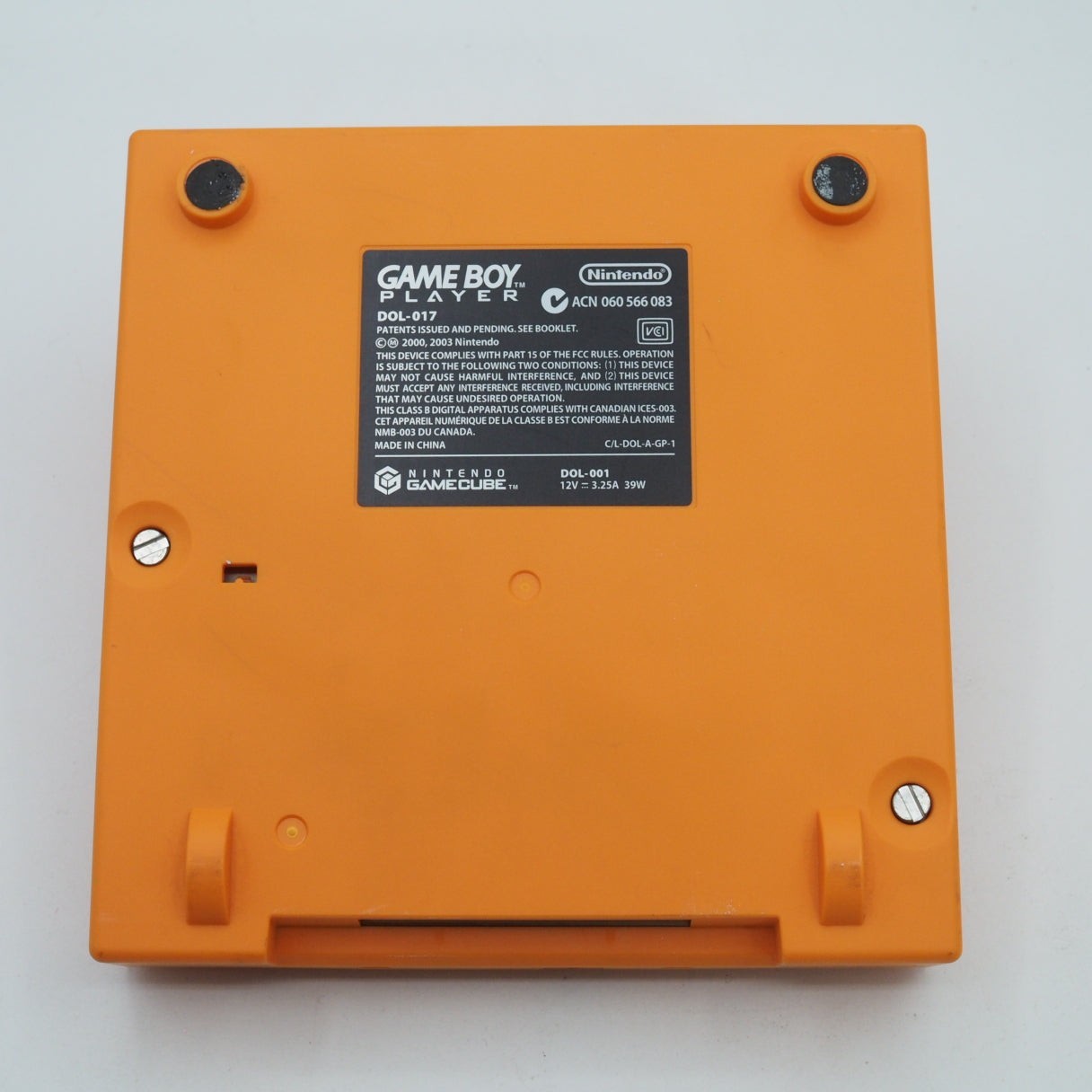 Nintendo GameCube Console System Orange DOL-001 + Game Boy Player Boxed GC