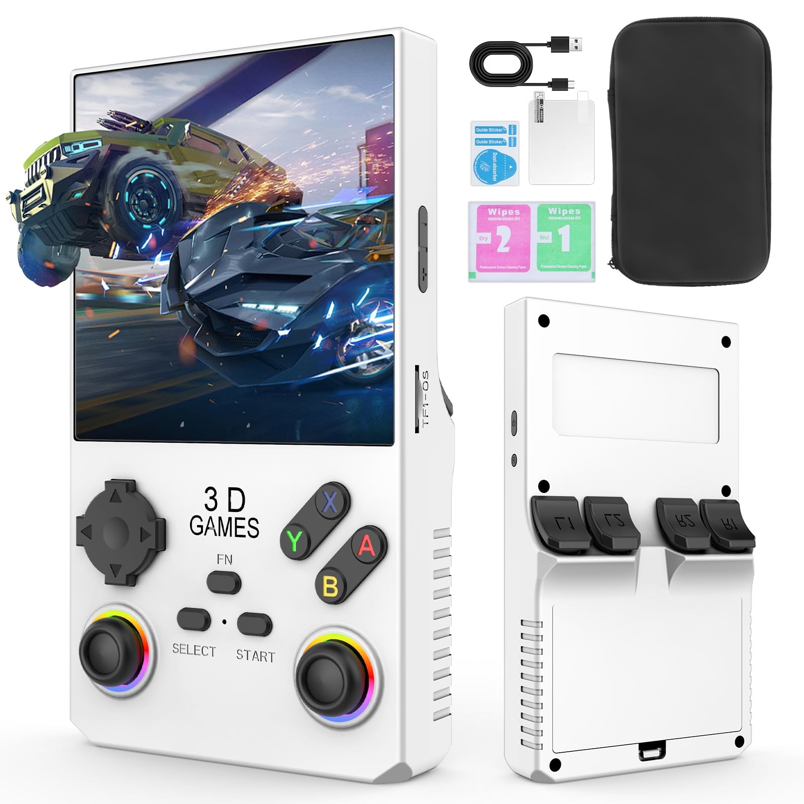 Hugawello R40 MAX handheld device, 40000 in 1 high-definition gaming mini vid…