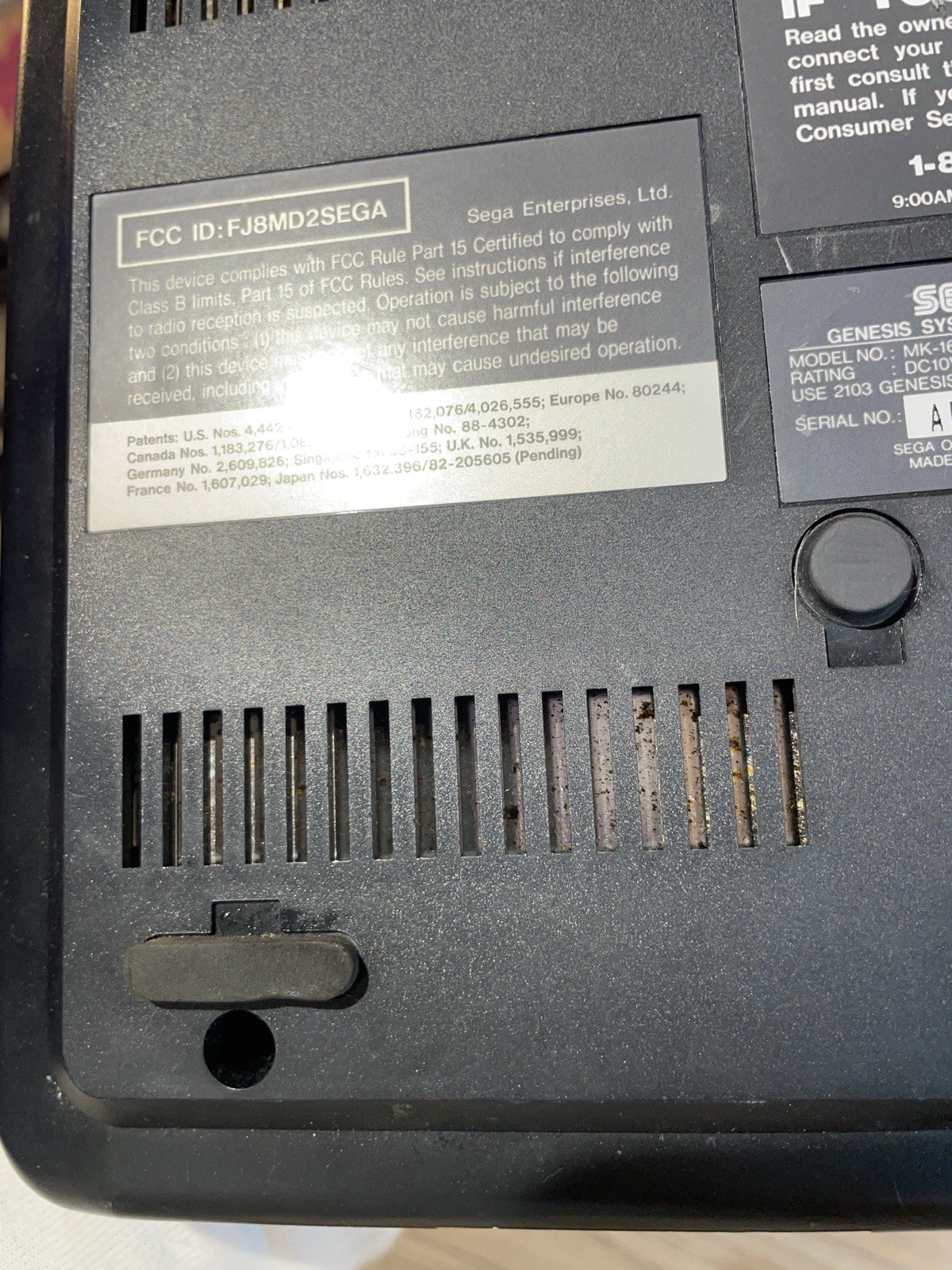 Sega Genesis Console Only MK-1631 | UNTESTED |READ|