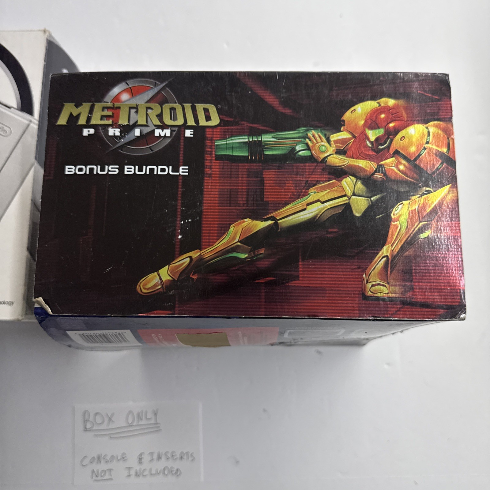 GameCube – Metroid Prime Bonus Bundle Nintendo Platinum Console BOX ONLY