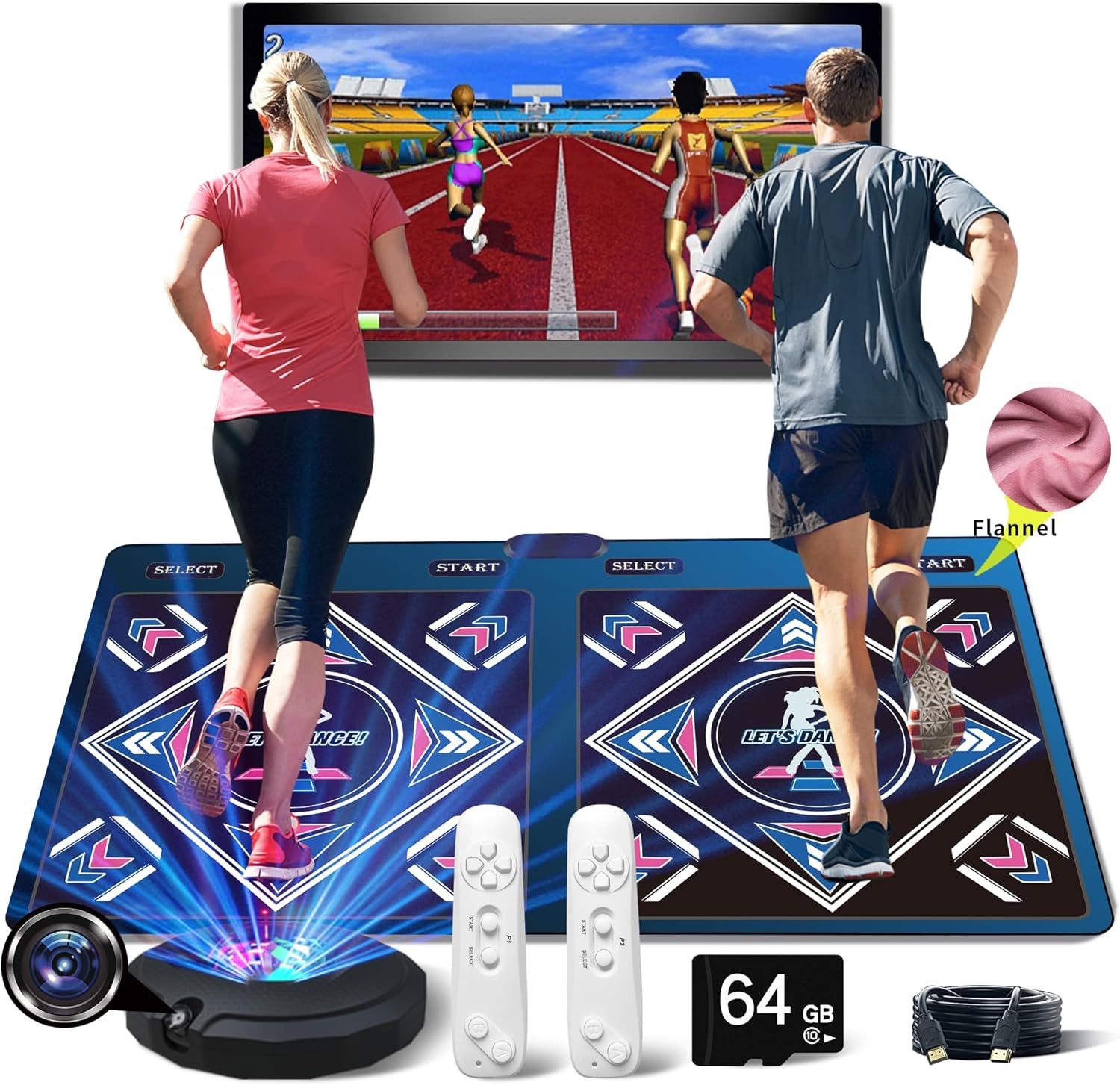 64GB Camera Dance Mat 1000 Games HDMI Gift
