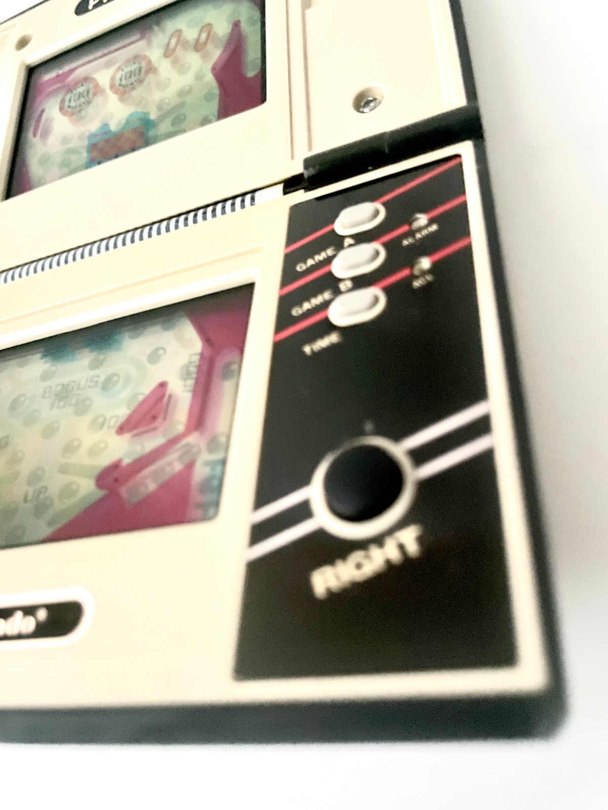 Nintendo Game & Watch PINBALL PB-59 Multi Screen Handheld Tested JPN VG W/Video