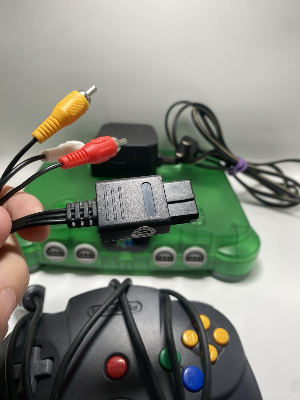 Nintendo 64 Fantastic Jungle Green Console with Expansion Pak & Controller