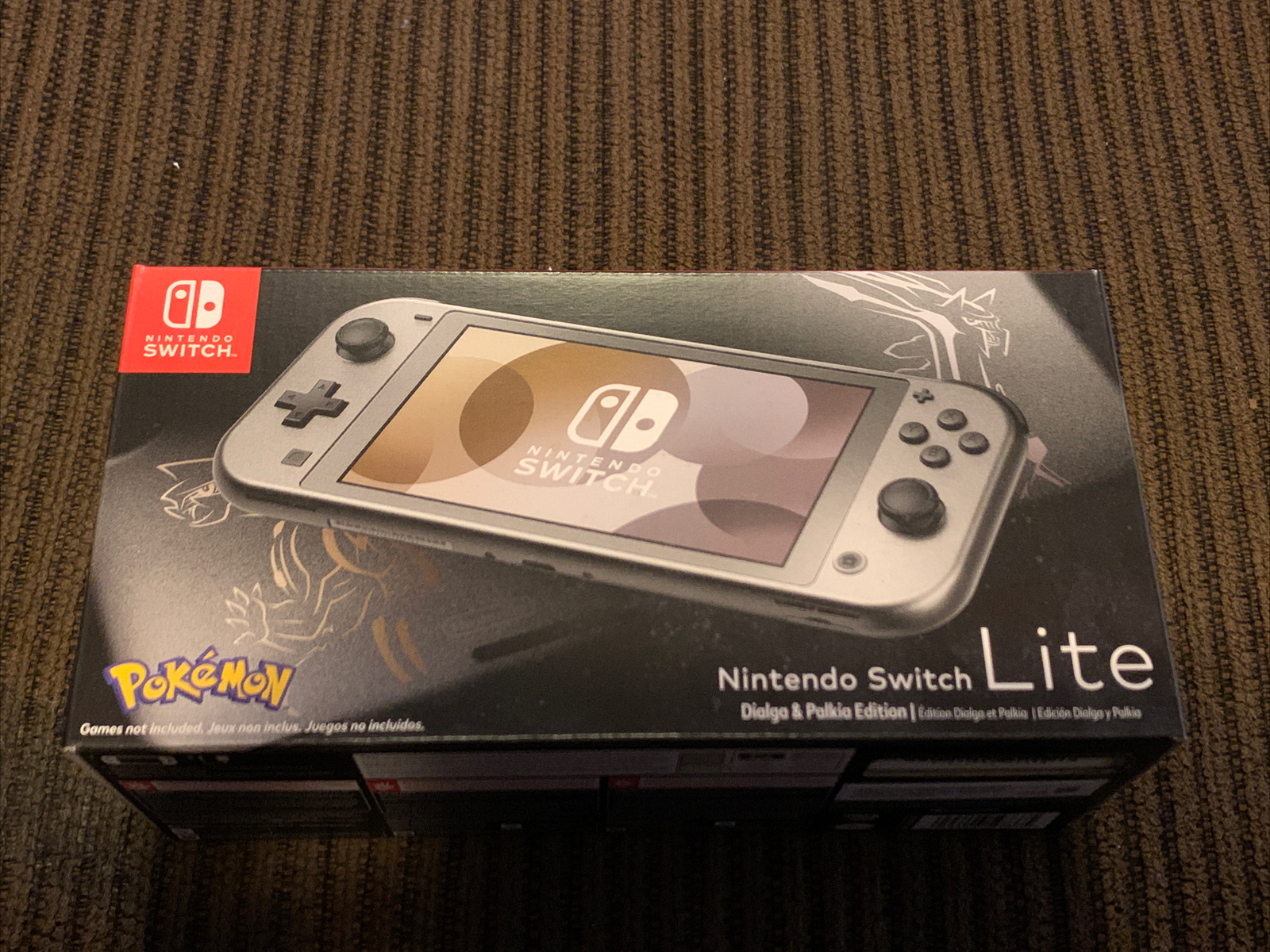 Brand New Nintendo Switch Lite Pokemon Dialga & Palkia Edition