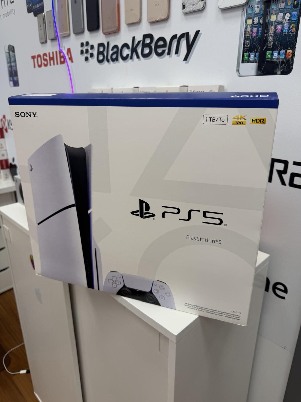 Sony PlayStation 5 Slim Disc Edition 1TB White Console Gaming System