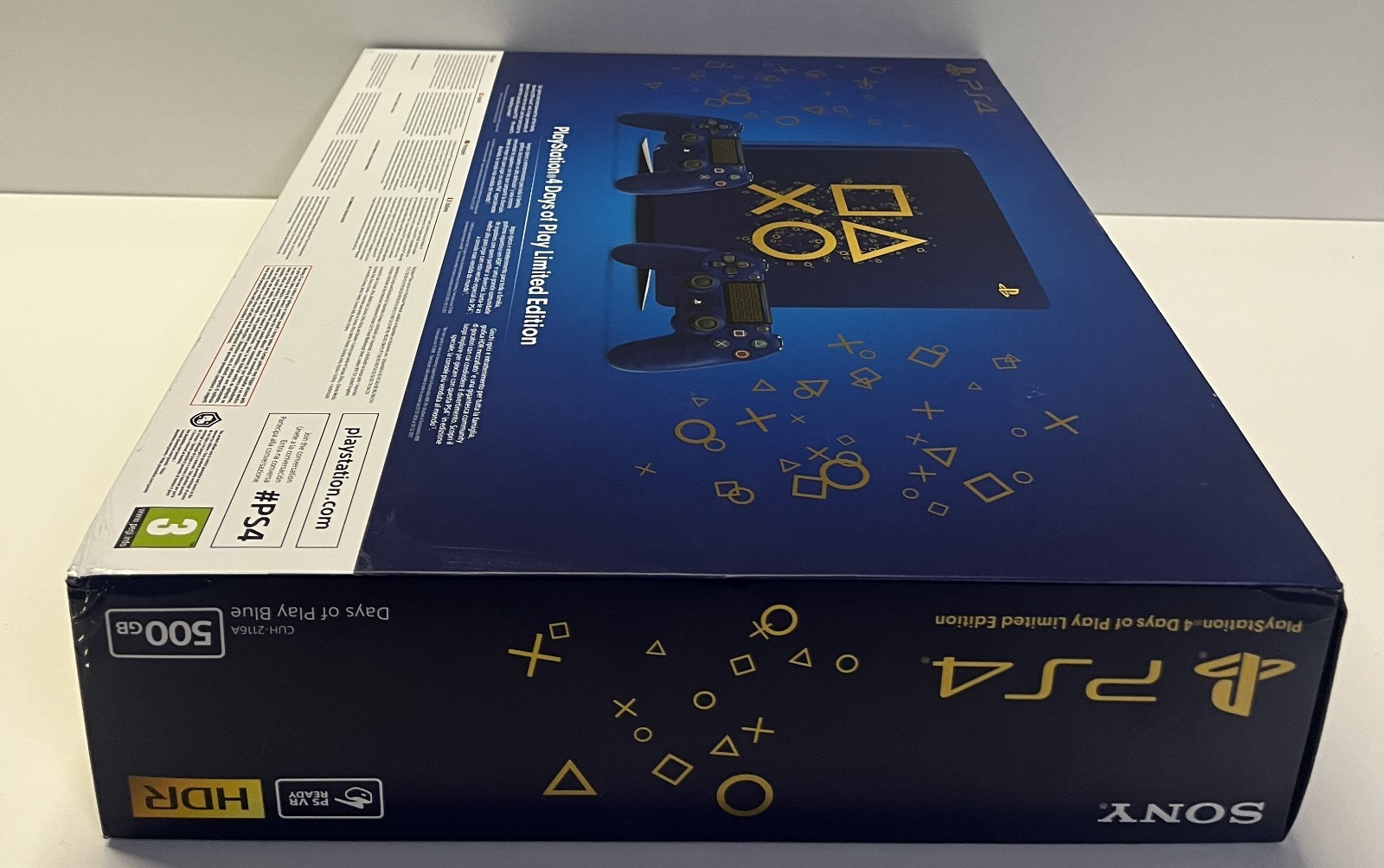 PS4 CONSOLE 500GB LIMITED EDITION DAYS OF PLAY LIMITED NEW FACTORY SEALED 2018