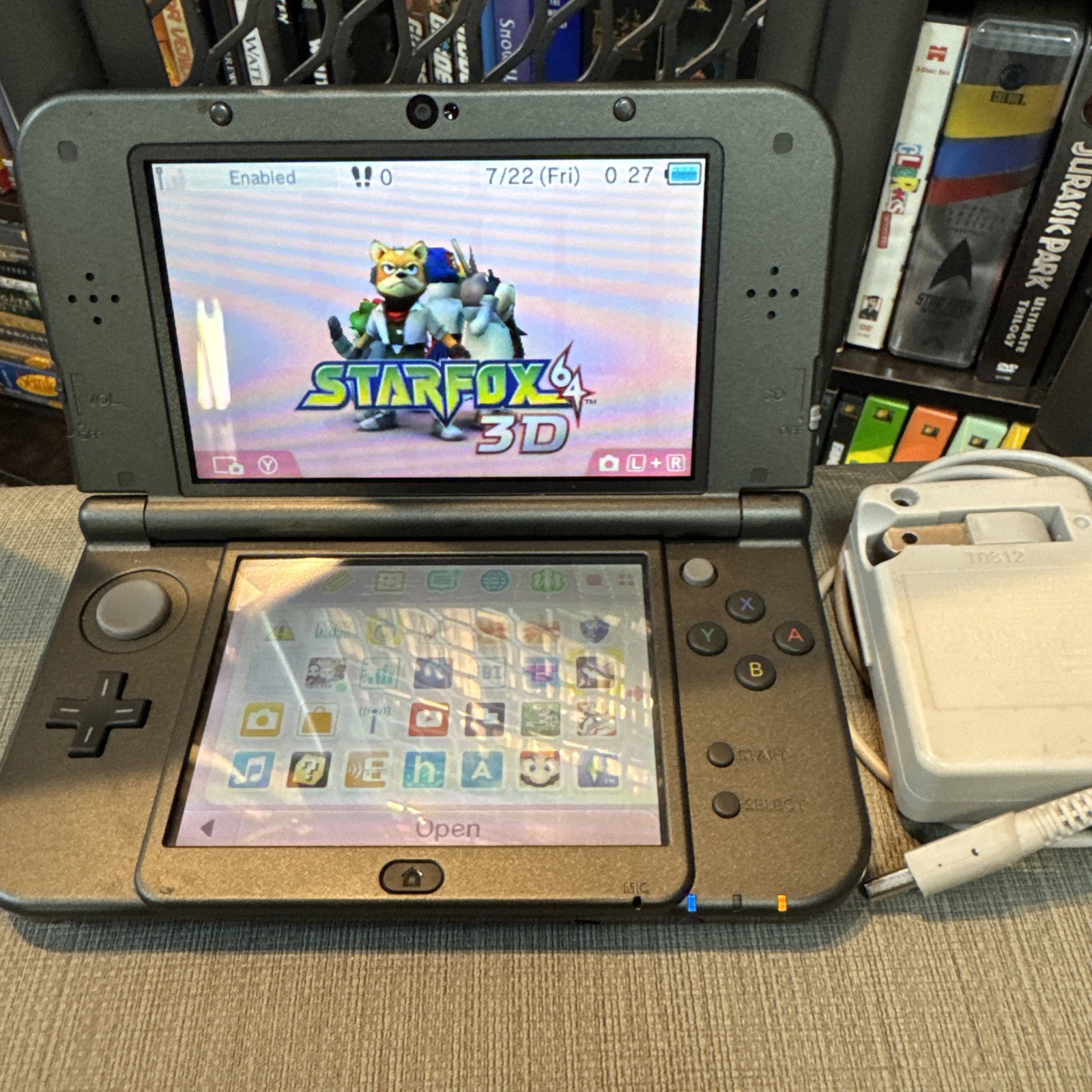 Nintendo 3DS XL Black Authentic Tested And Works With Charger
