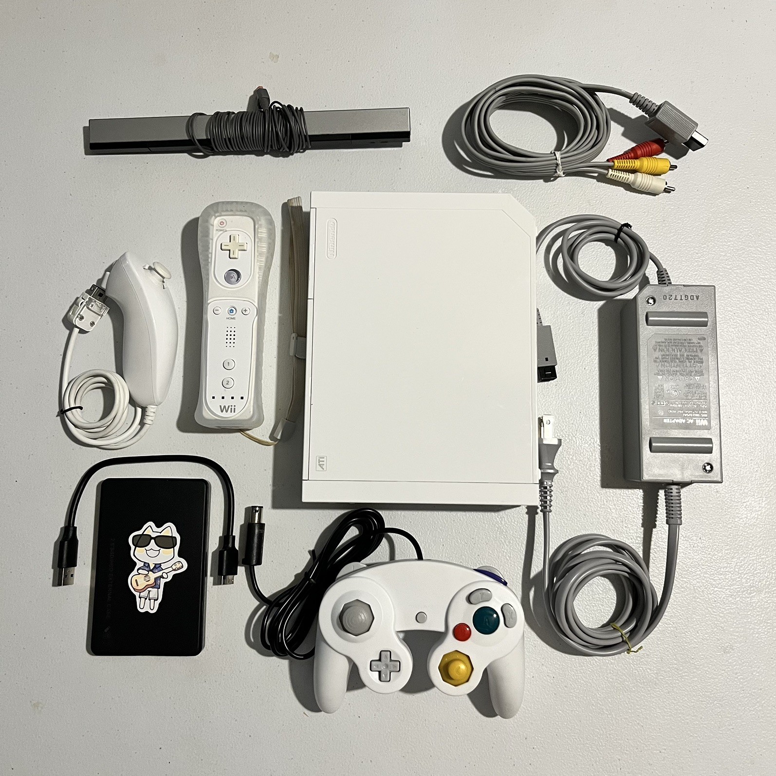 Nintendo Wii Game Console RVL-001 Bundle w/ Controllers & Cables – Ships Fast 🎮
