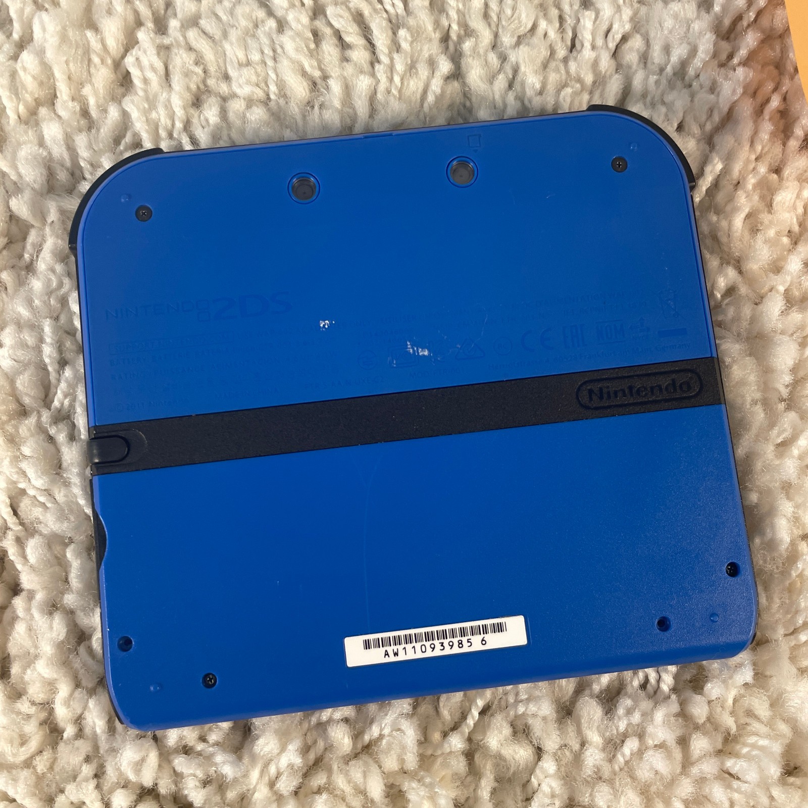Nintendo 2DS Electric Blue Handheld Console System FTR-001 PARTS