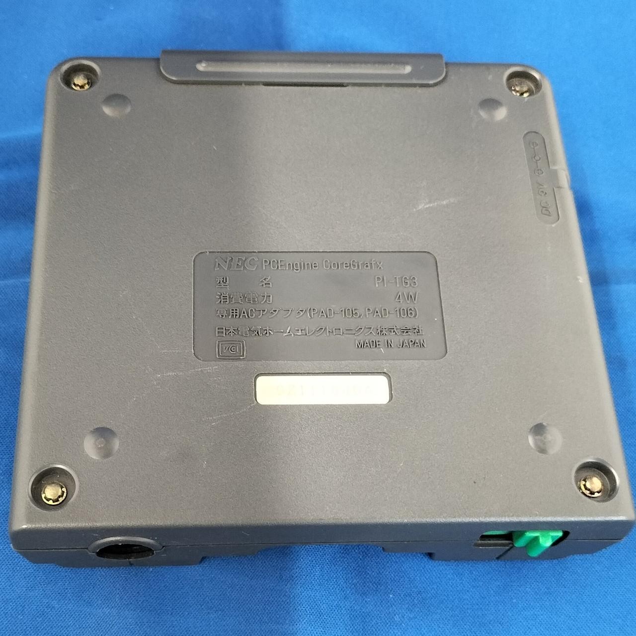 PC Engine Core Graphics Model PI TG3 NEC