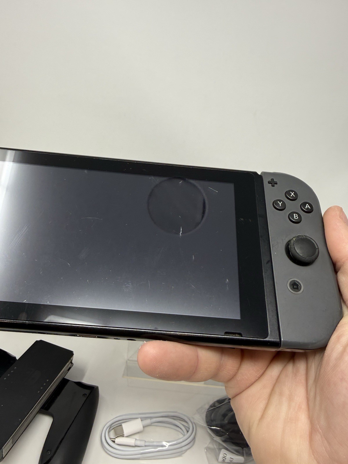 Nintendo Switch V1 With Carrying Case, Dock, Cables Tested 400GB Micro SD Card
