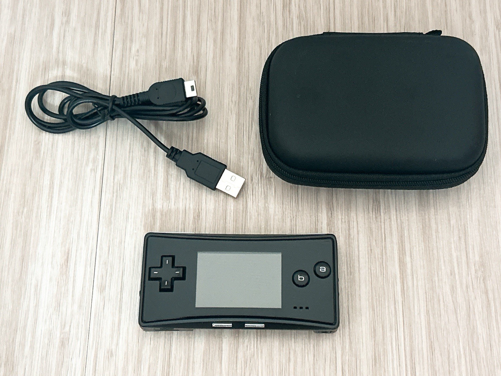 Nintendo GameBoy Micro Black Console Tested w/ Charger – Great
