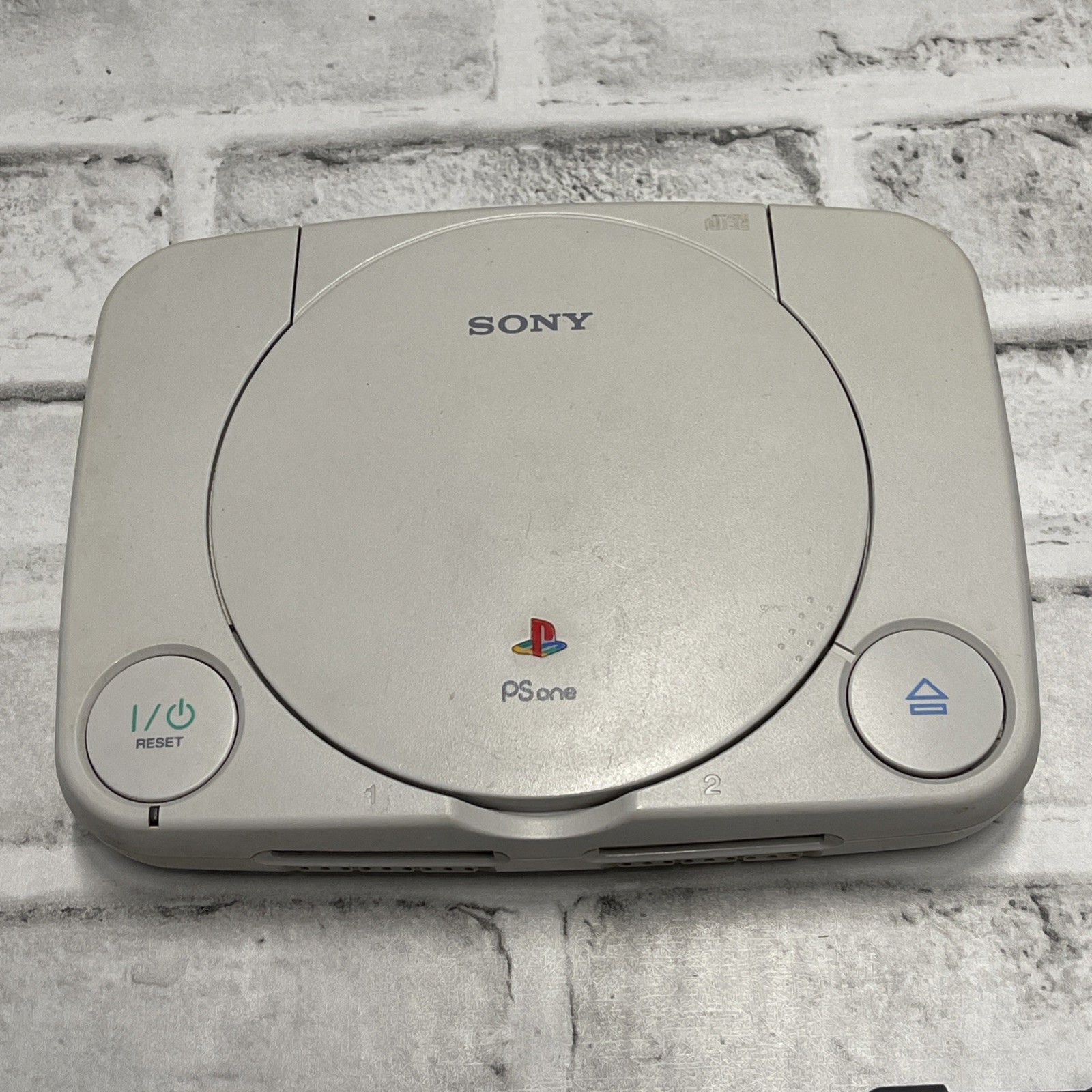 Sony PSOne Slim White Console PS1 (SCPH-101) w Controller, Power Cord Tested Vtg