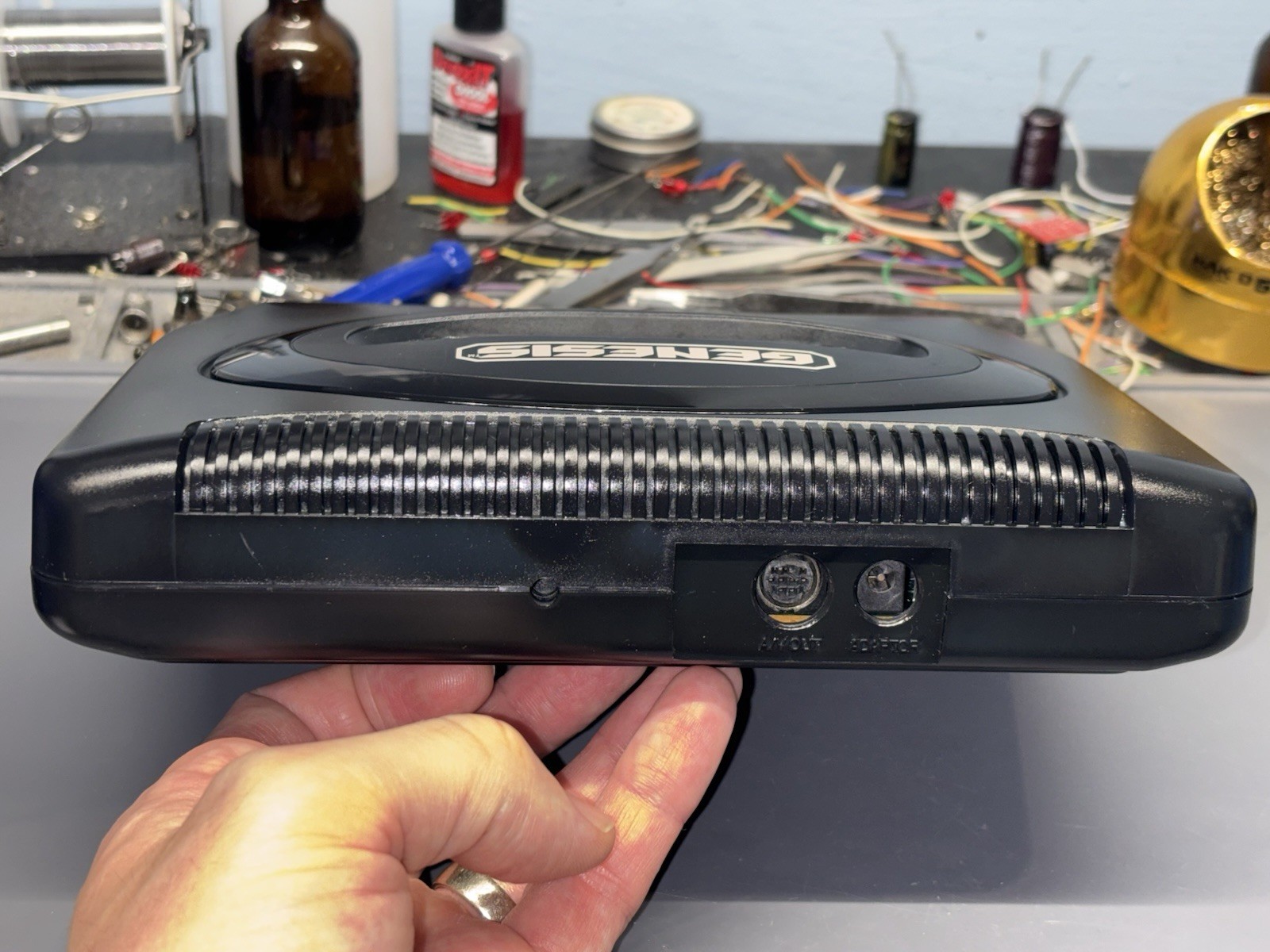 Ultimate Sega Genesis 3BP Triple Bypass RGB Model 2 Console Recapped LED