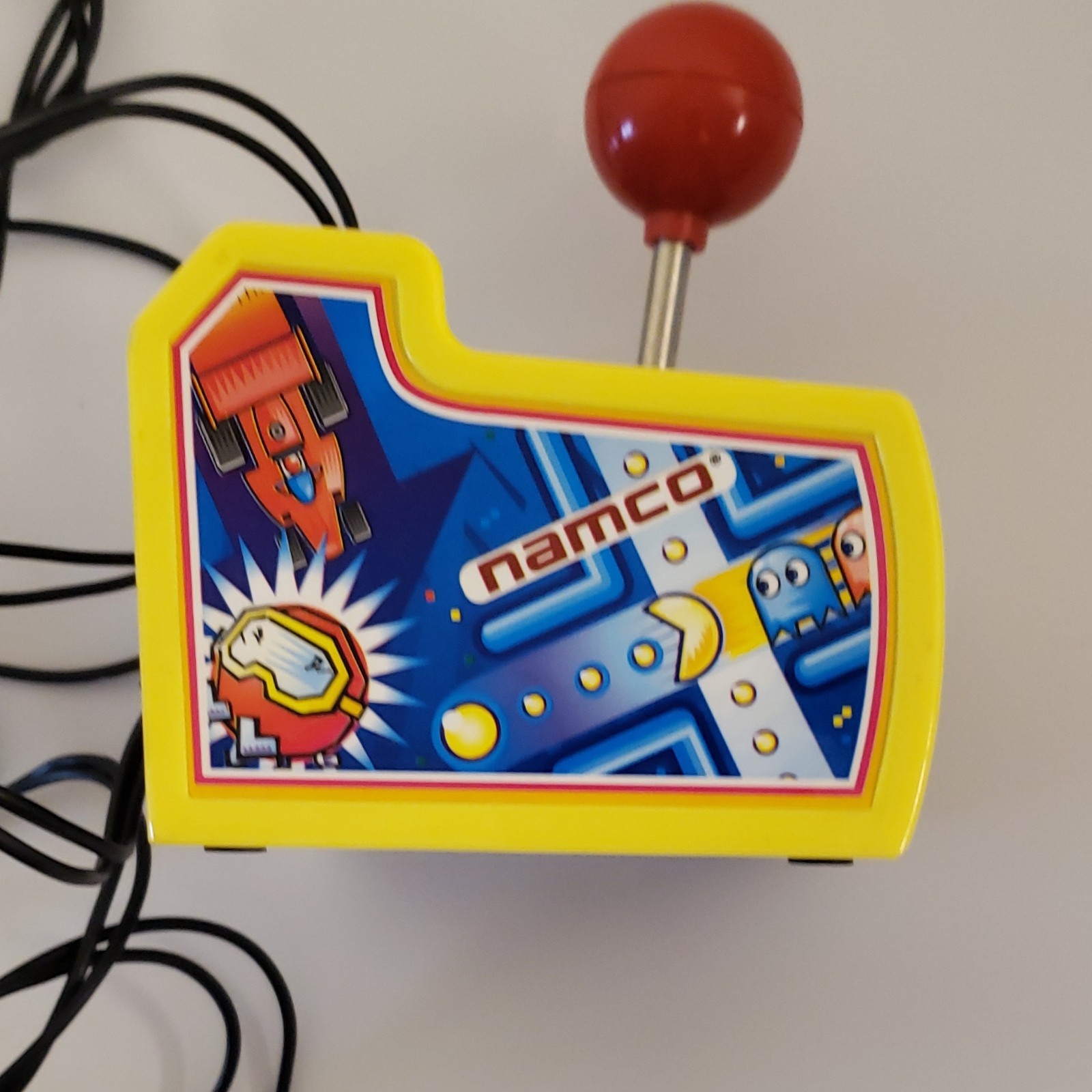 Namco TV Games Plug & Play Microconsole Yellow Purple Red Composite RCA-Vintage