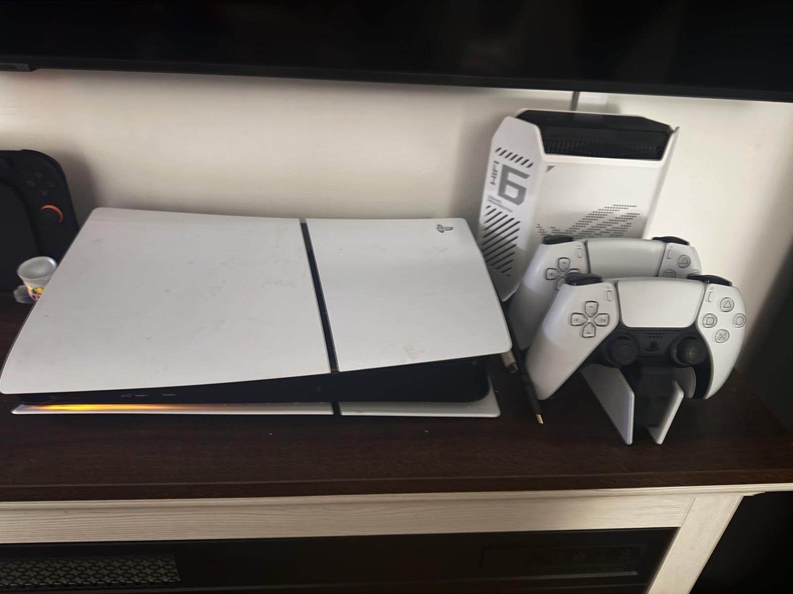 Sony PlayStation 5 Slim Digital Edition Console White with Controllers