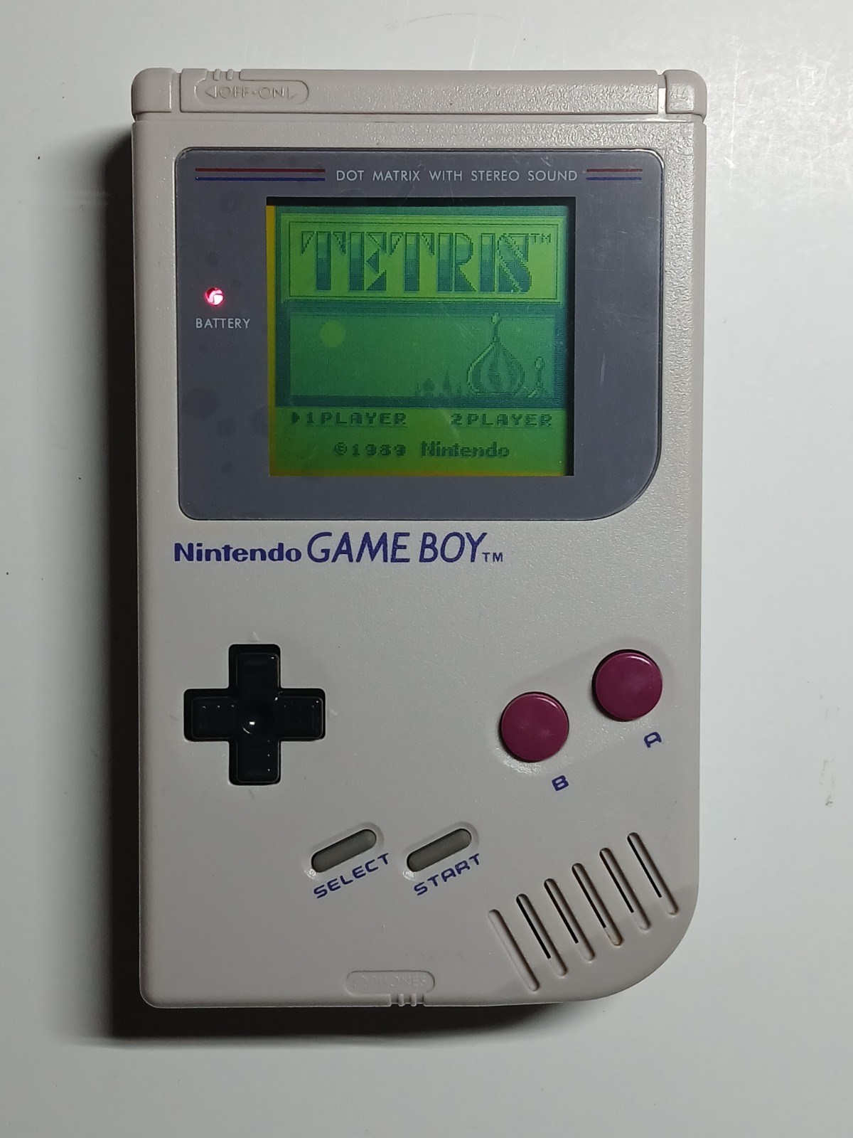 Nintendo Game Boy DMG-01 Gray original Cleaned Brand new lens almost flawless