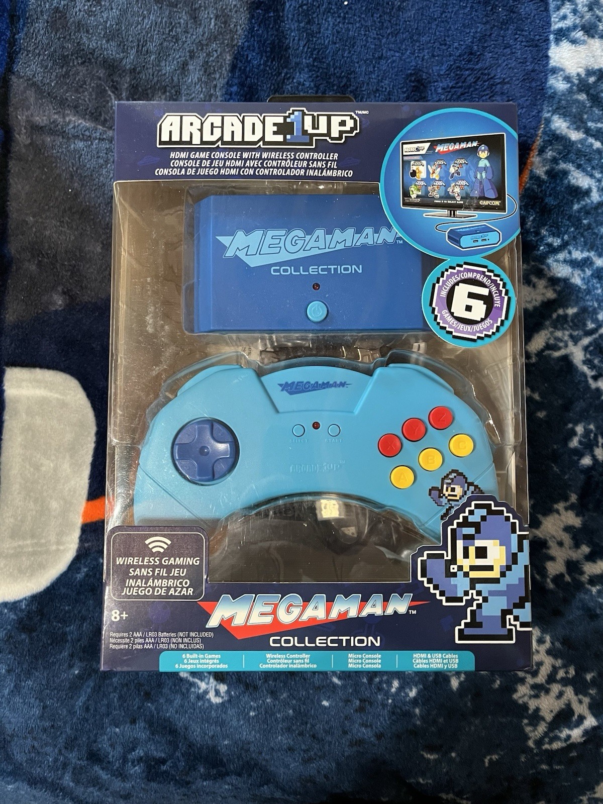 Arcade1Up Mega Man Collection HDMI Console Wireless Controller NEW Sealed