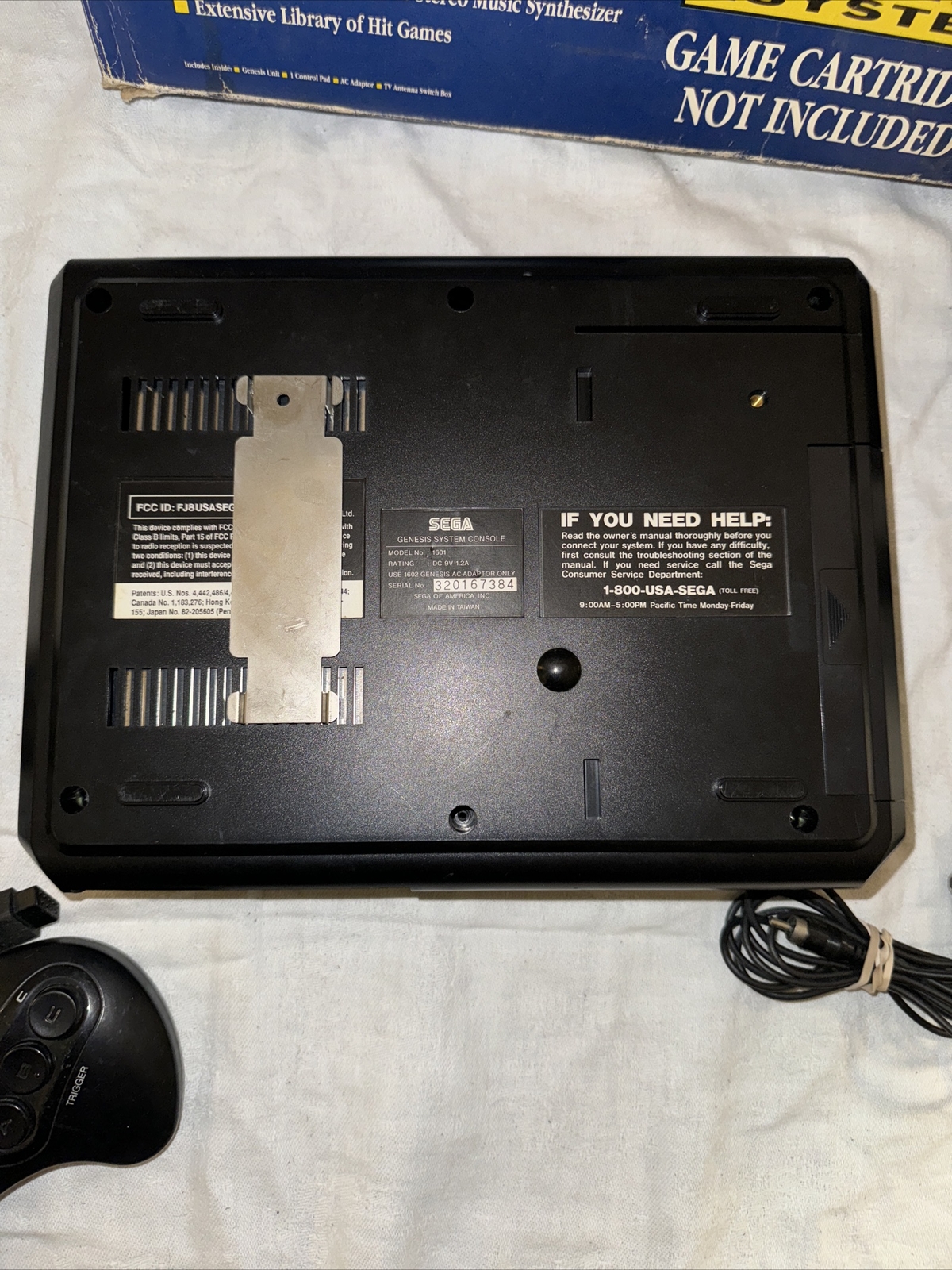Sega Genesis Console Model 1 Bundle Core System – With Box – Tested – Authentic