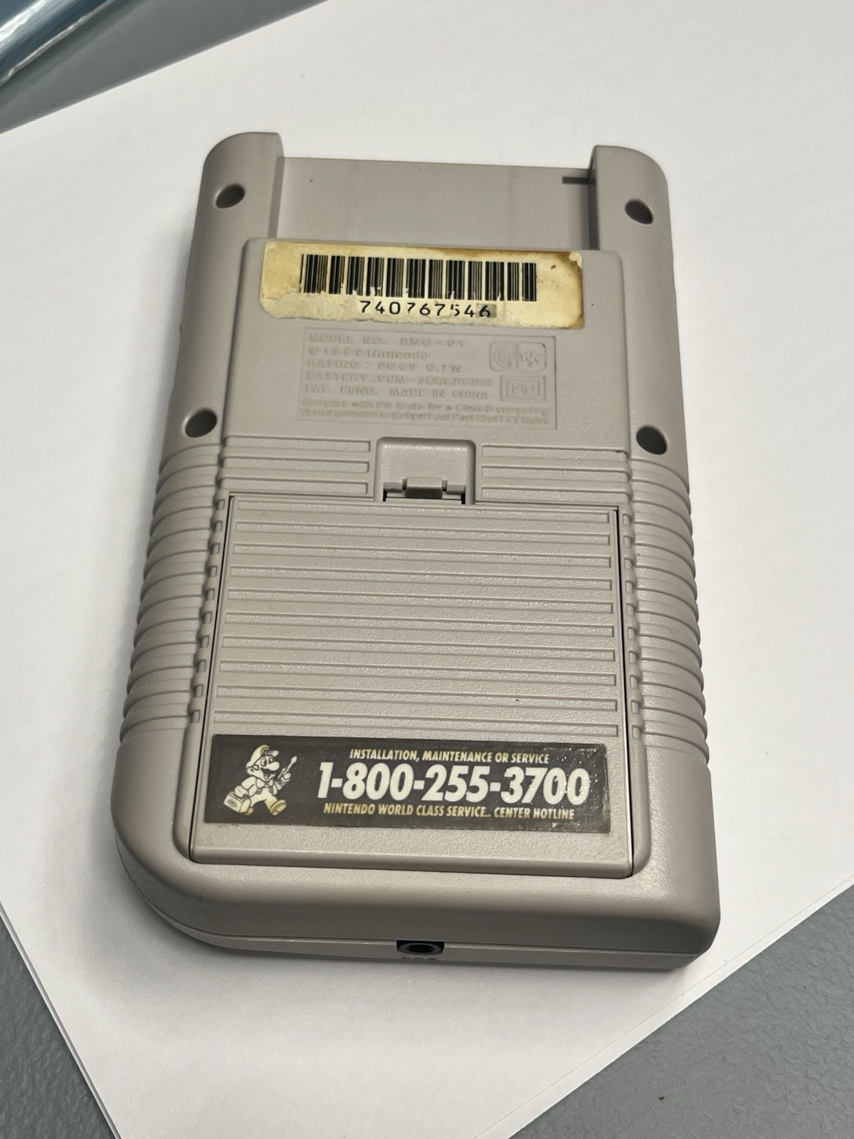 Original Nintendo Gameboy Console With Game ALL ORIGINAL For Parts-repair DMG-01