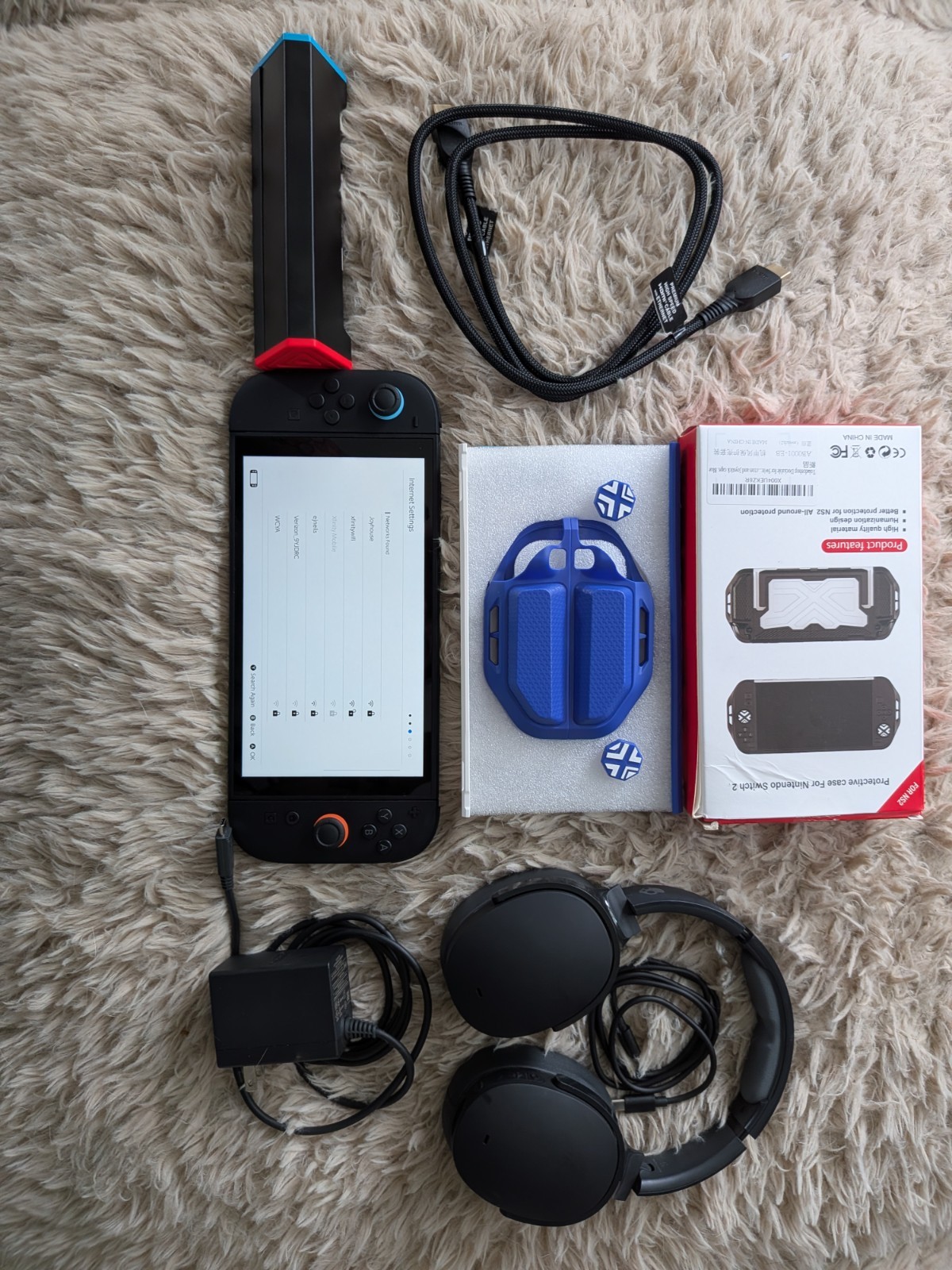 Nintendo Switch 2- TRAVEL BUNDLE! 256GB w/ Dock, Grip, HDMI, Charger and Headset