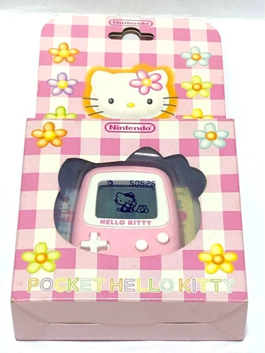 Pocket Hello Kitty Nintendo Heisei Retro Pedometer new pink japan flower retro