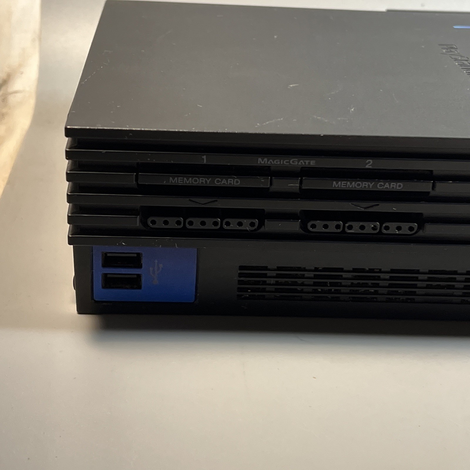 Sony PlayStation 2 PS2 Fat Console Network Adapter SCPH-50001/N TESTED 16 GAMES