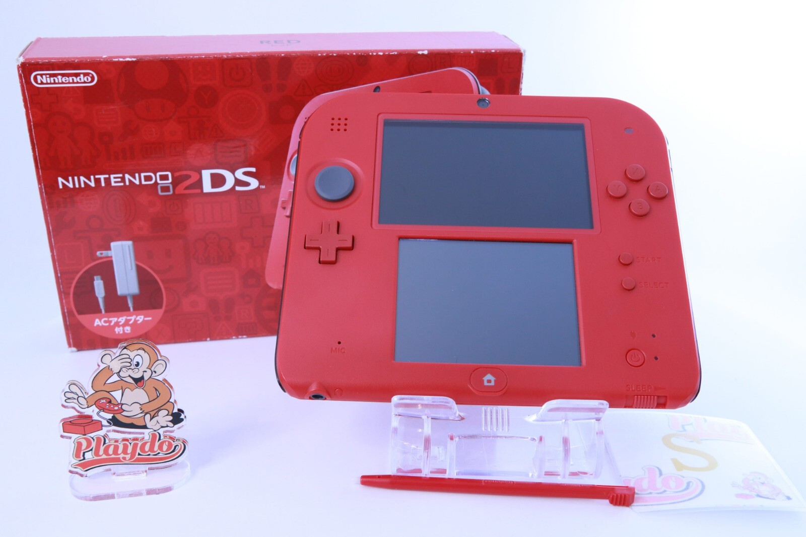 JP Game Nintendo 2DS Red [Rank:S] W/Box Region-locked