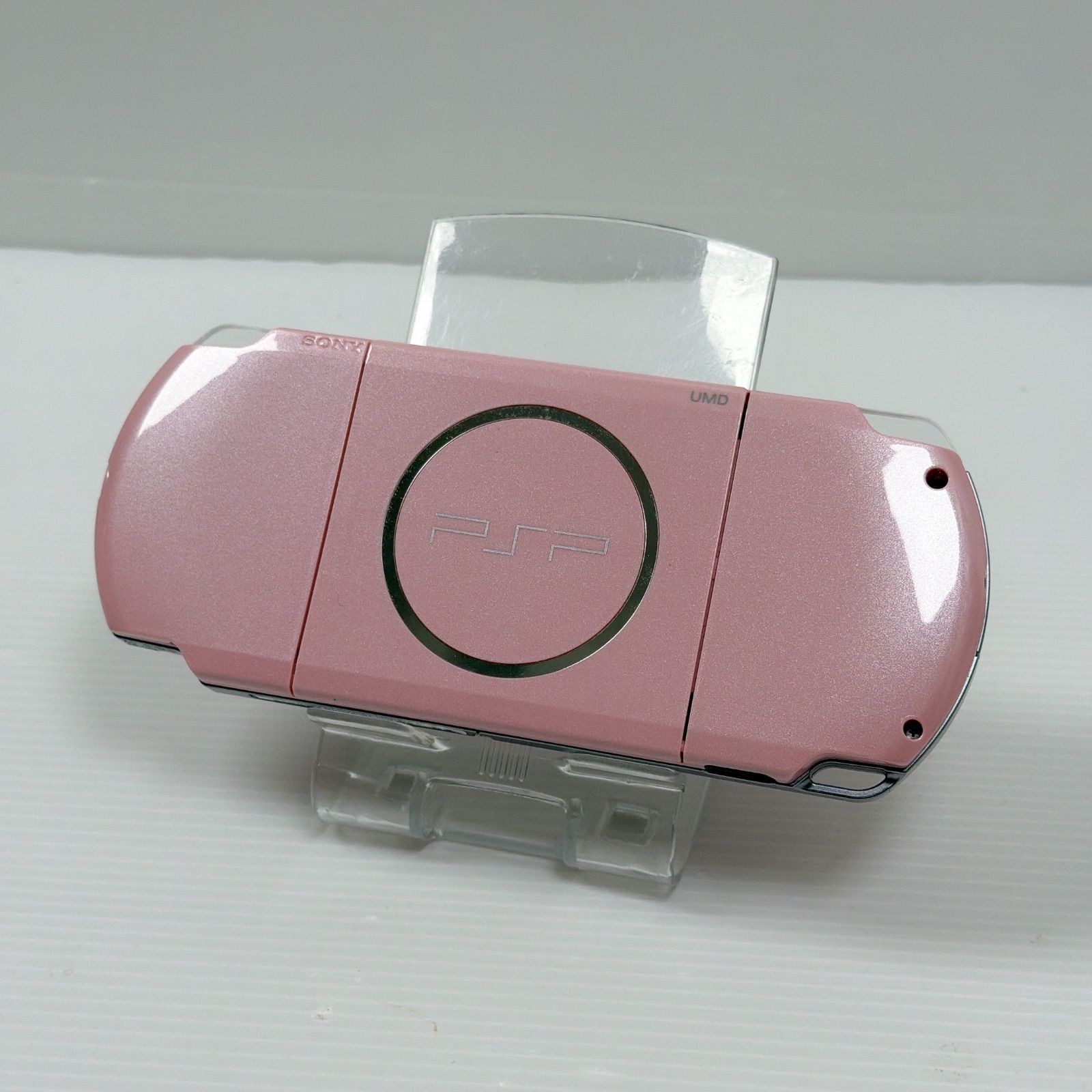 Sony PSP 3000 Blossom Pink Boxed Tested w/ 32MB Memory AC Adapter No Battery #03