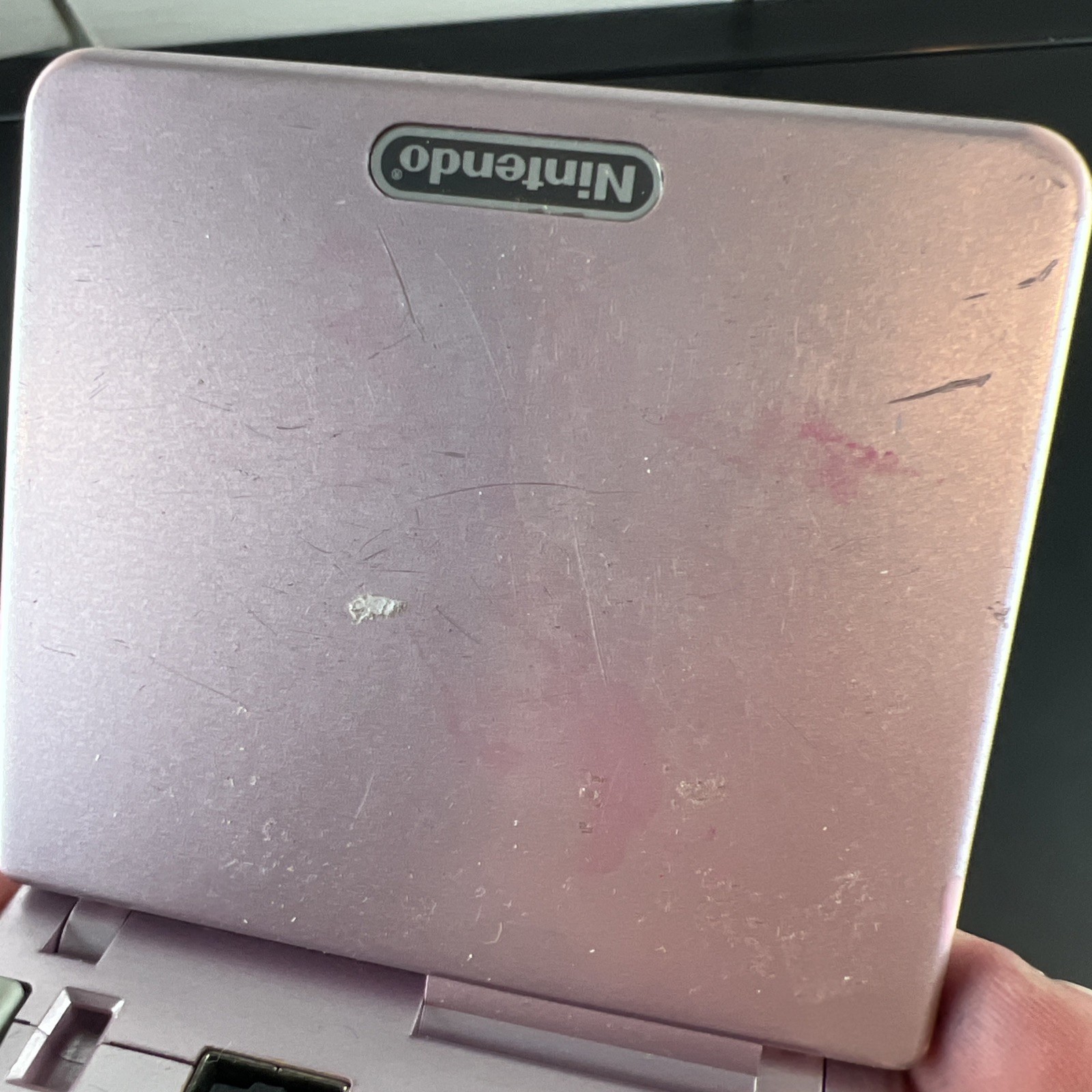 Authentic Nintendo OEM Game Boy Advance SP GBA SP – Pearl Pink-AGS-001 + Charger