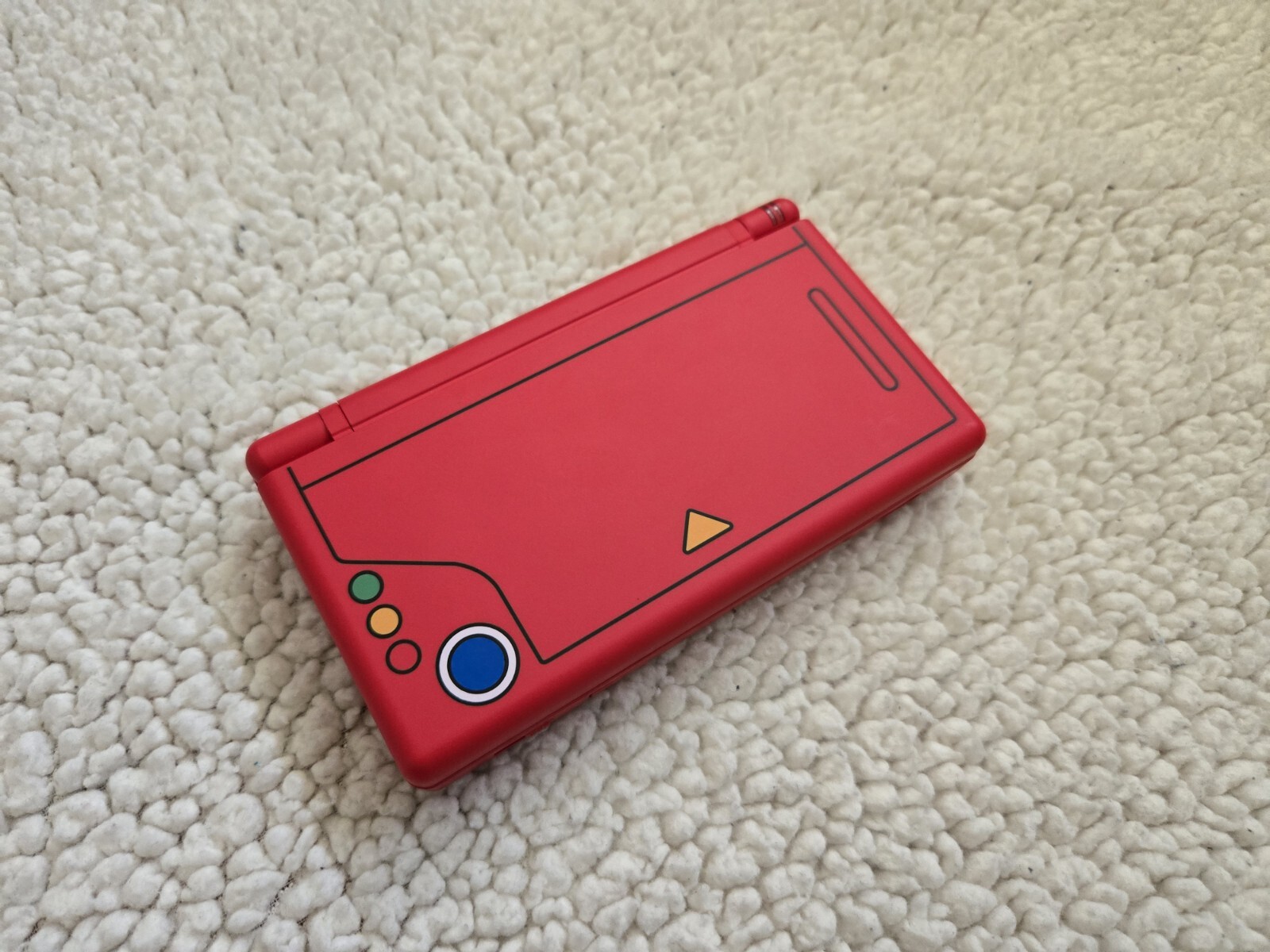 Custom Pokédex Nintendo DS Lite Handheld System With Charger NEW SHELL