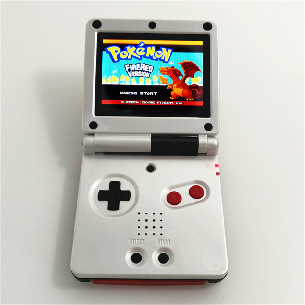 Black White Special Brighter Backlit Game Boy Advance GBA SP AGS 101 Console